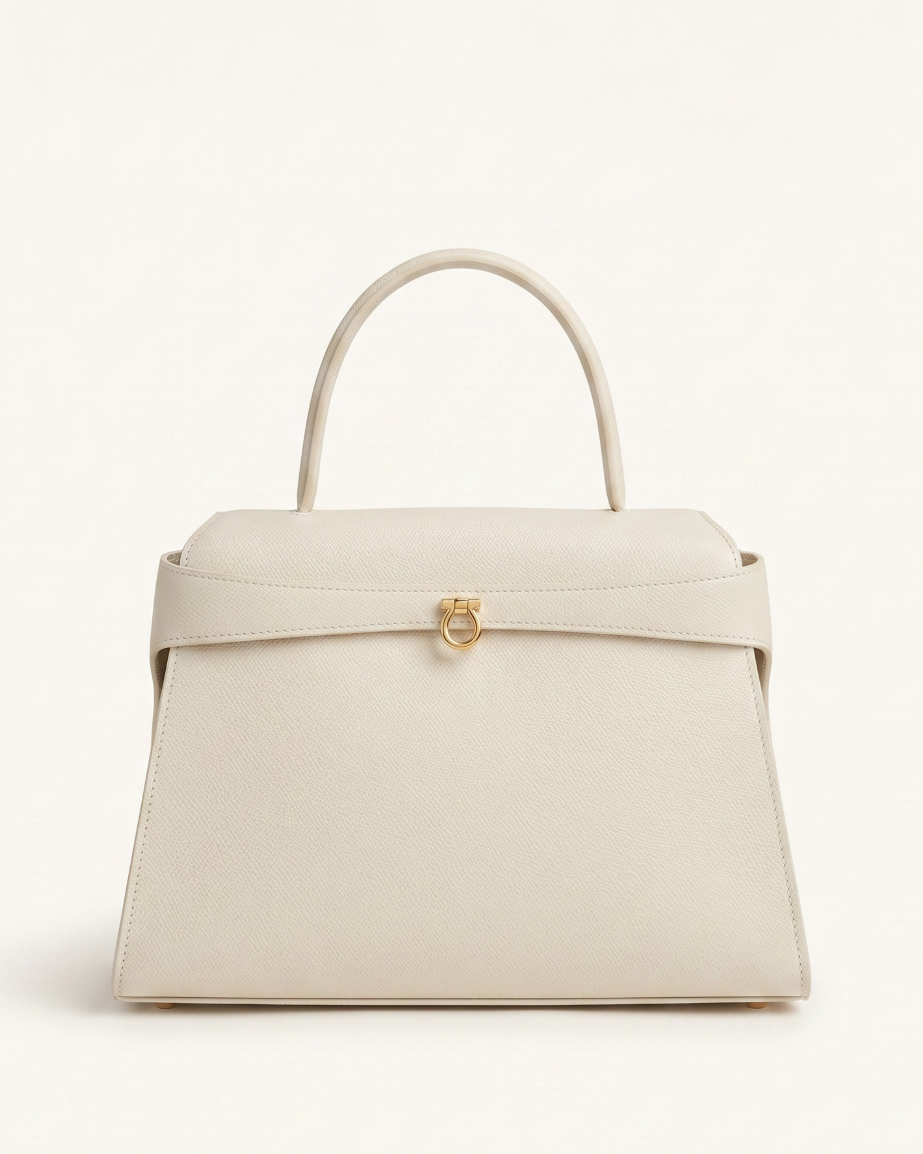 Aurelle Ivory In Pure Leather