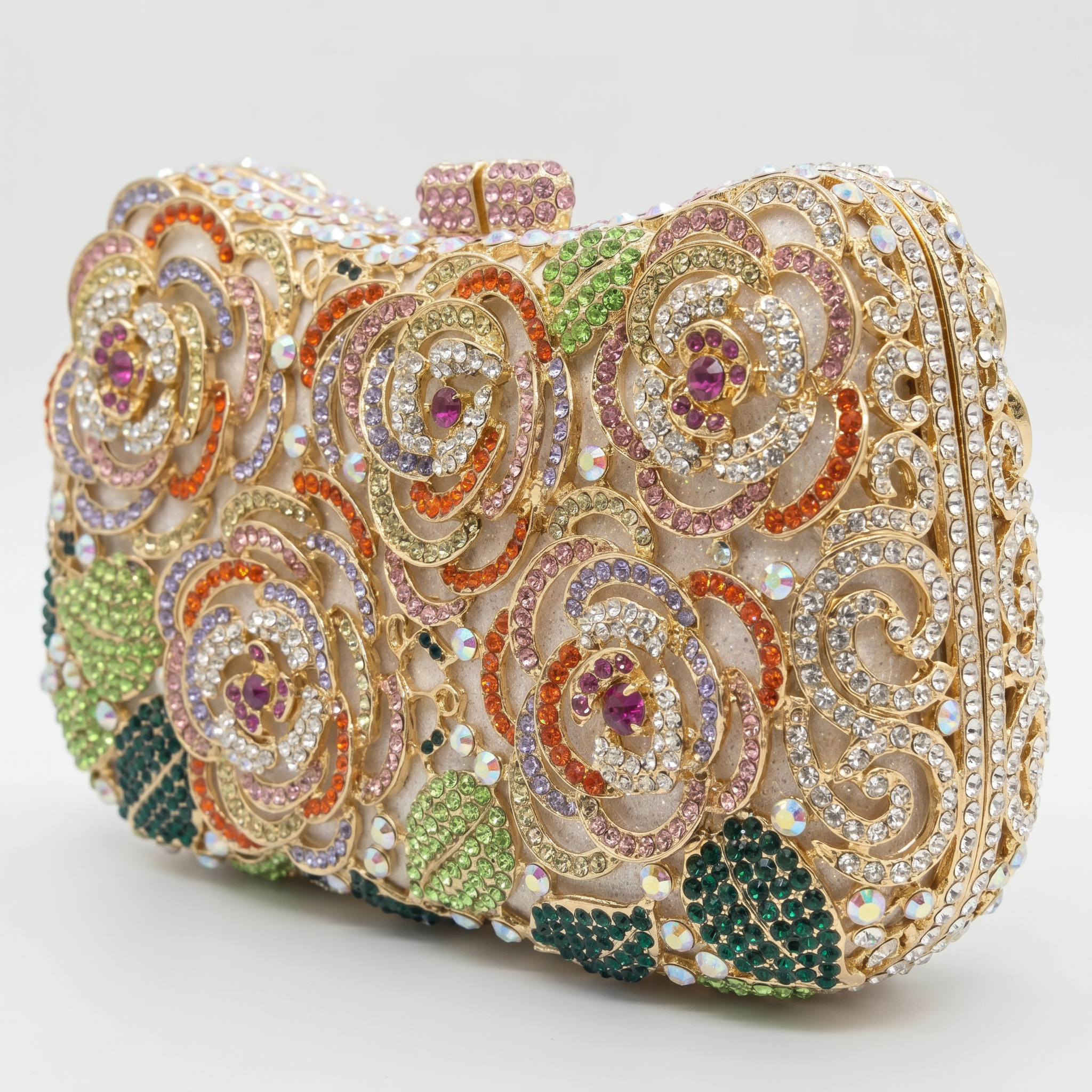 Camellia Crystal Clutch