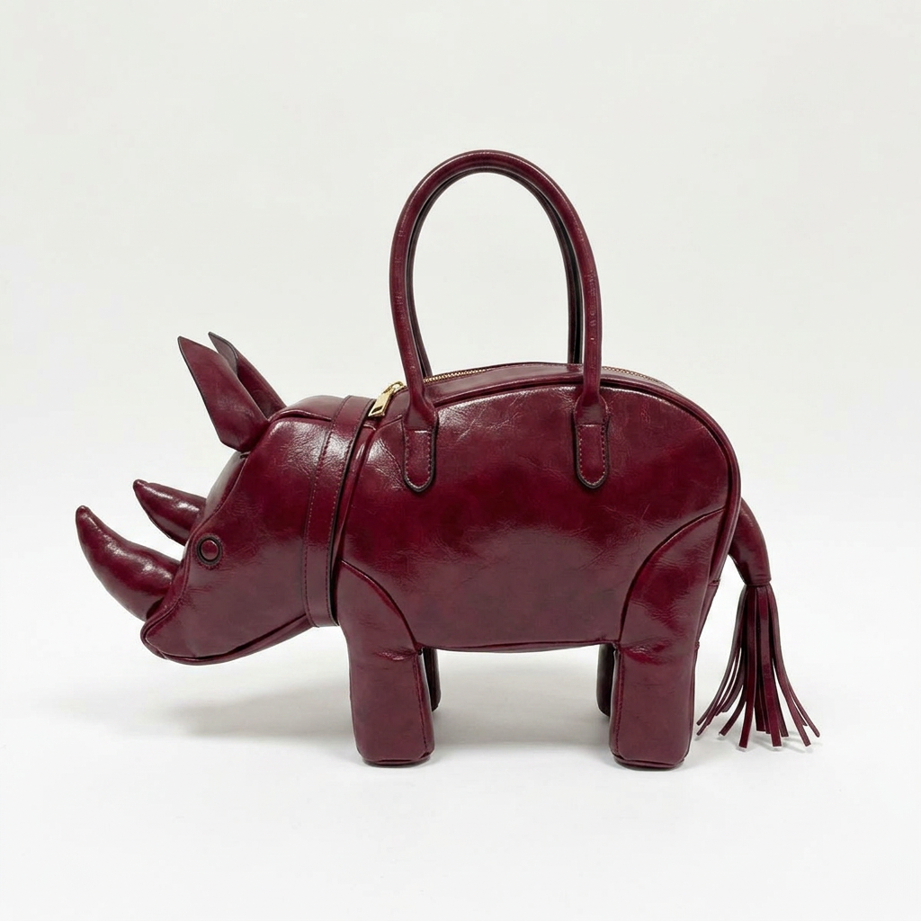 Rocco Rhino Bag in Vegan leather