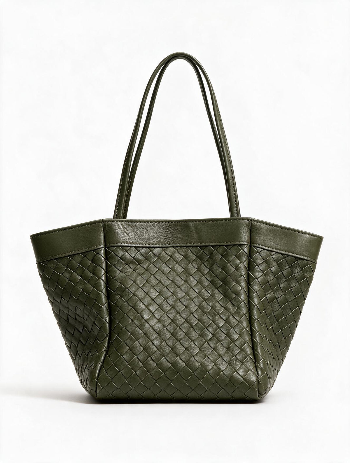 Luna Handbag in Pure Leather - 2 in 1 silhouette