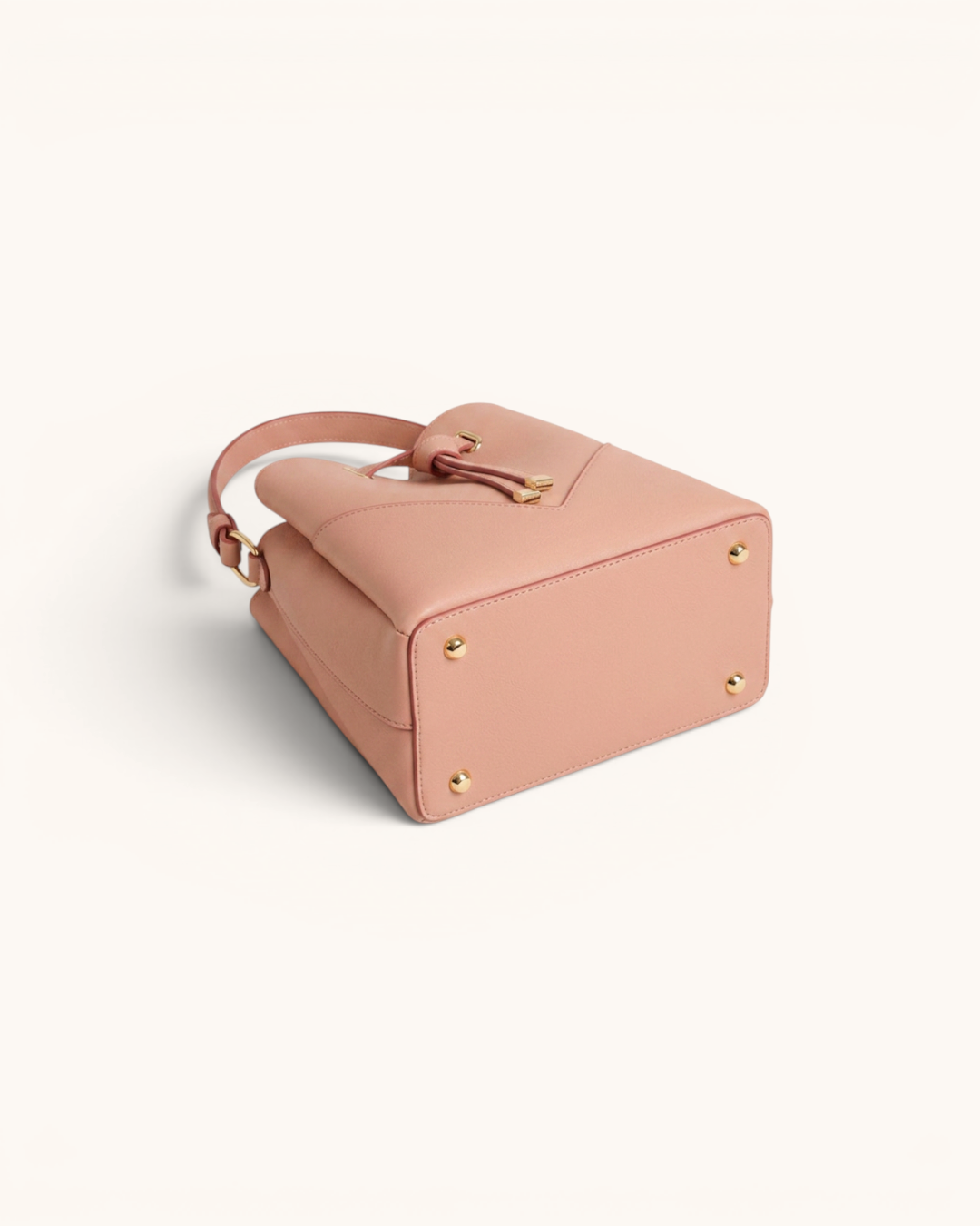 Heartstring Bucket Bag in Vegan Leather
