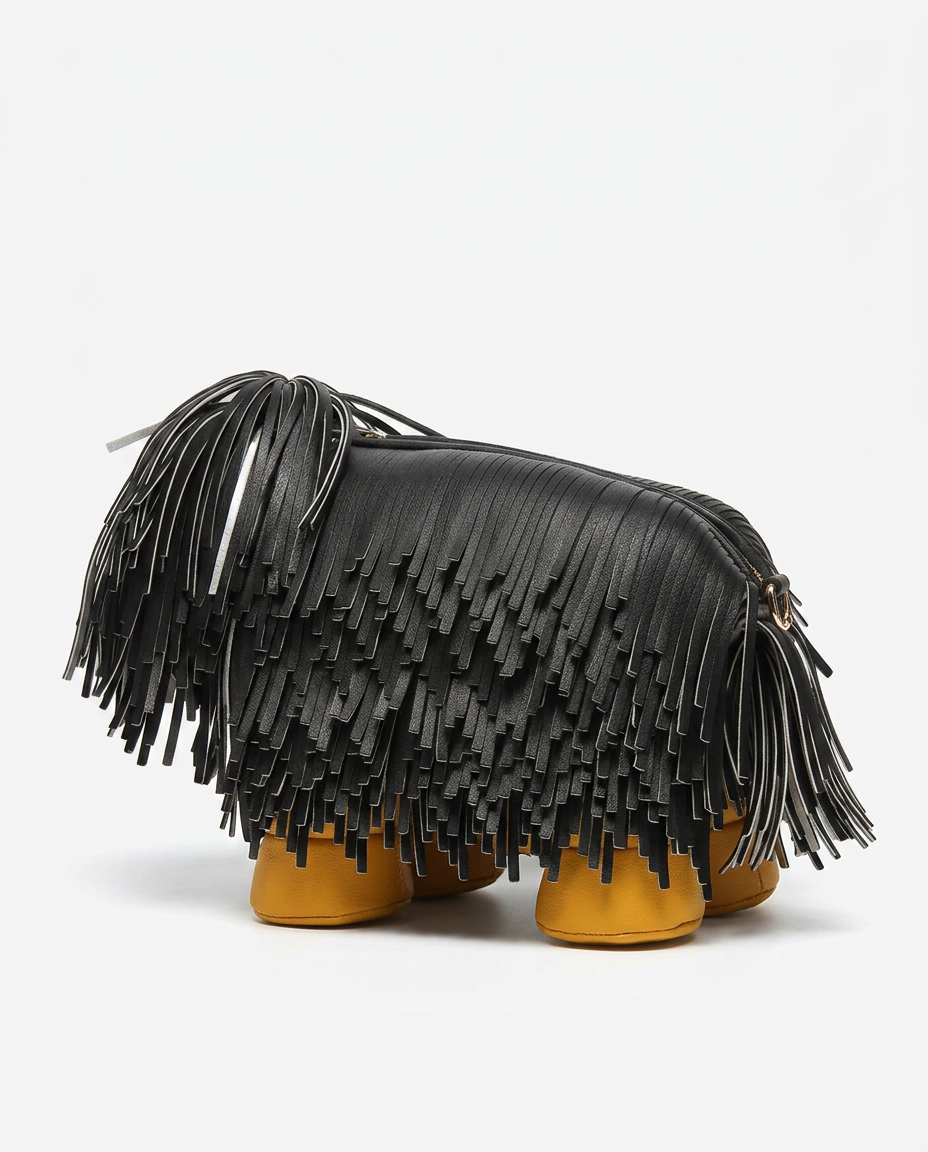 Fringe Pup Couture Bag