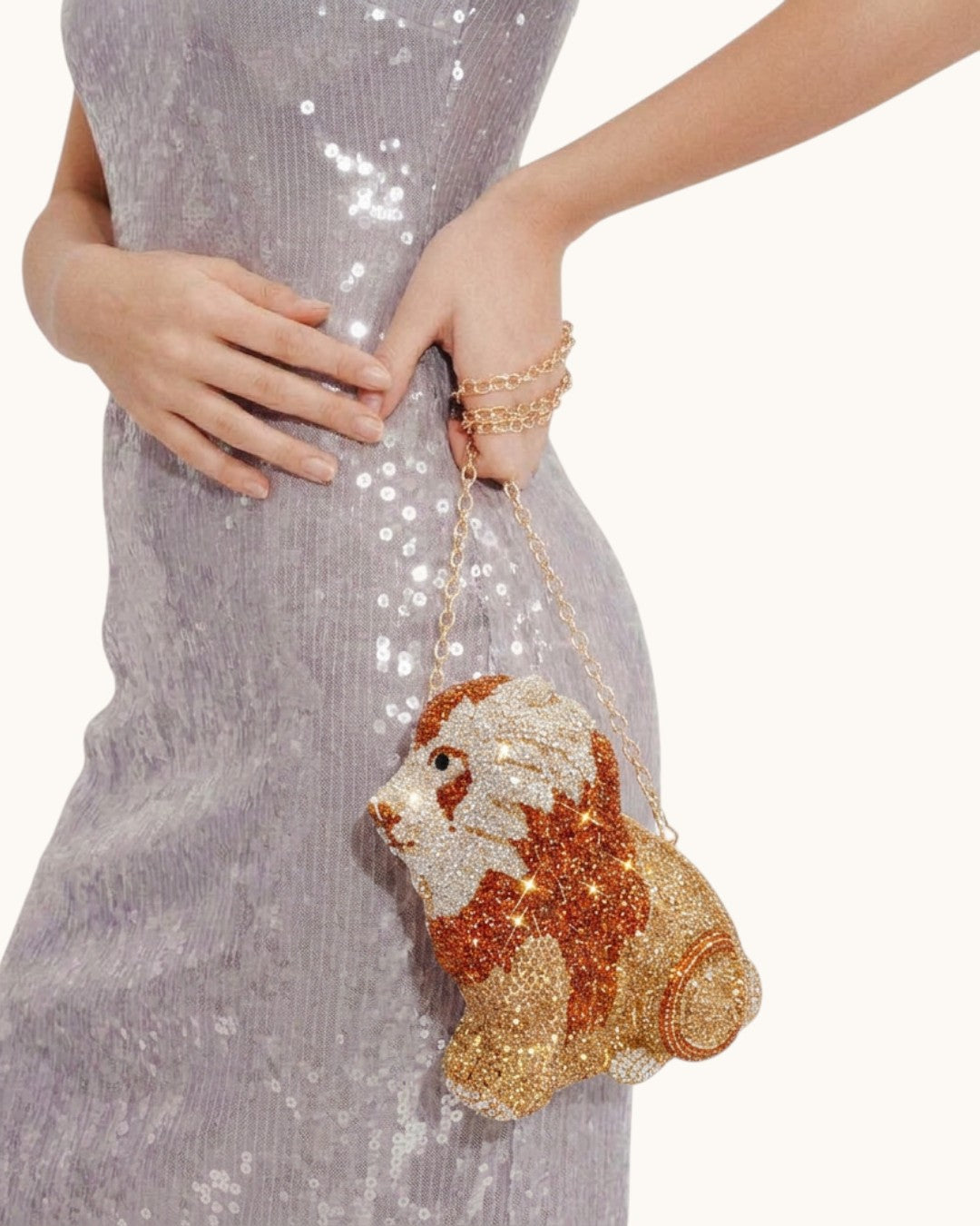 Regal Crystal Clutch