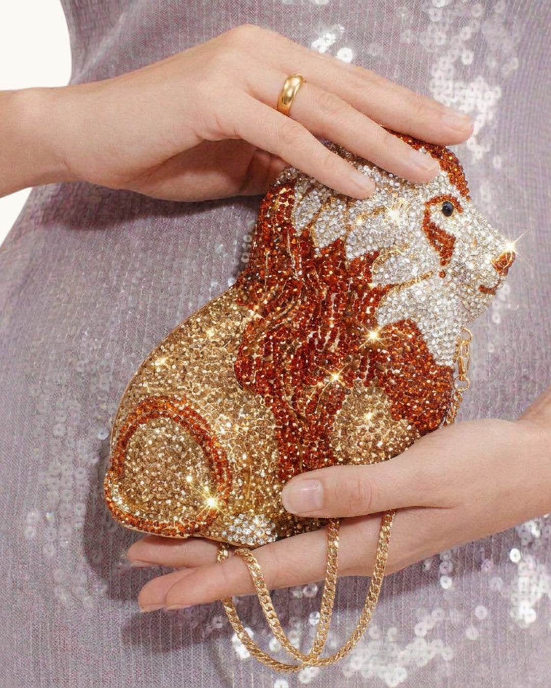 Regal Crystal Clutch