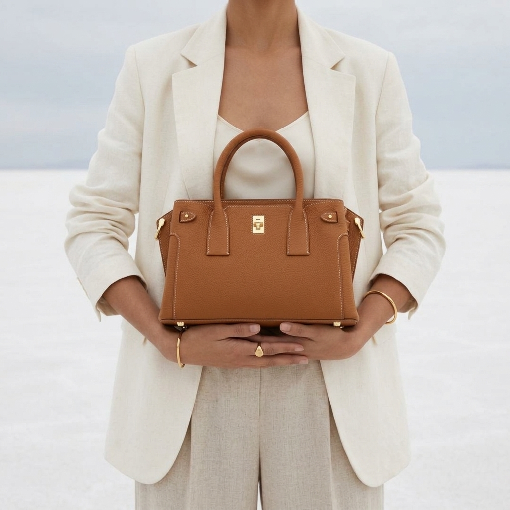 Monica Bag in Pure Leather