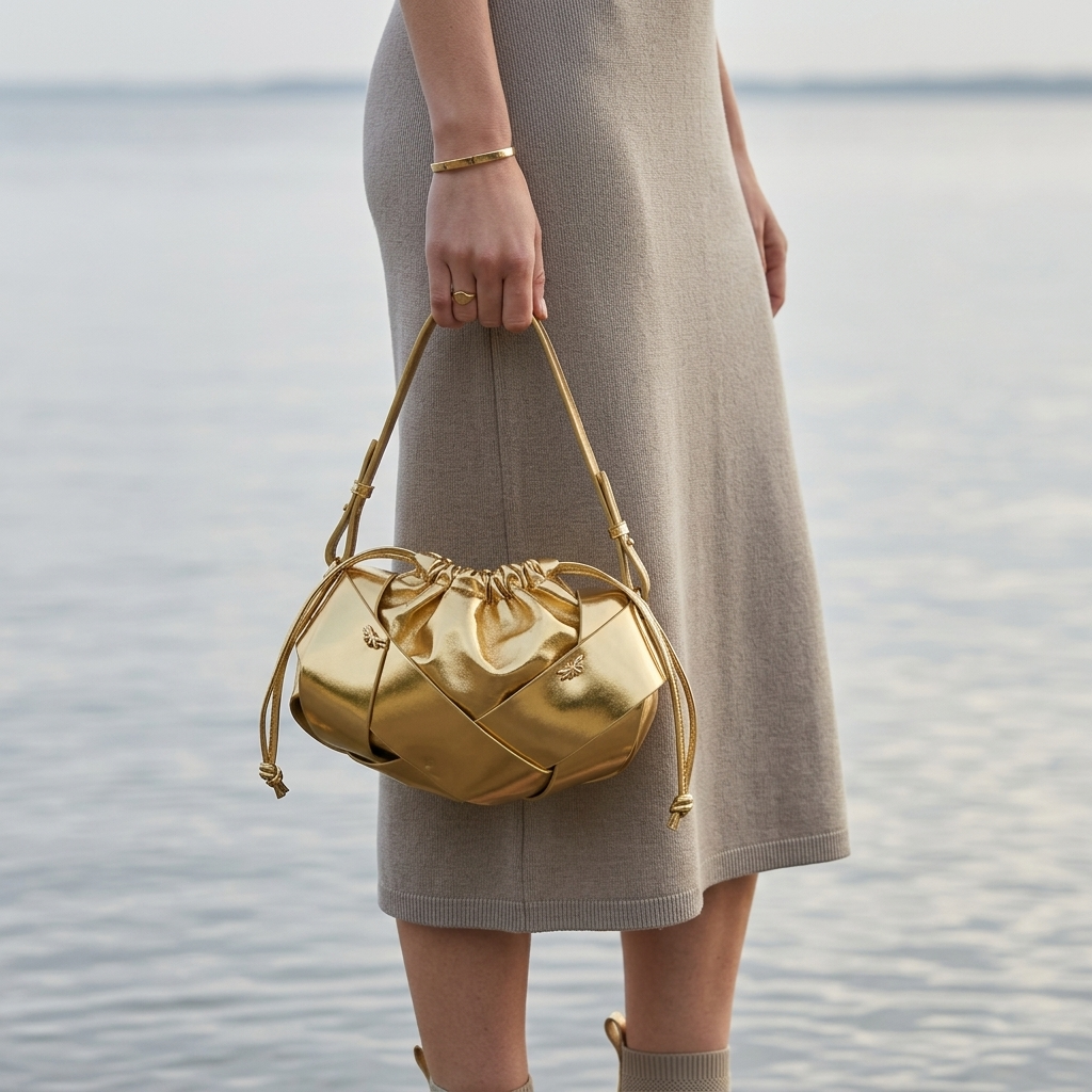 Aurea Knot Bag in Vegan Leather