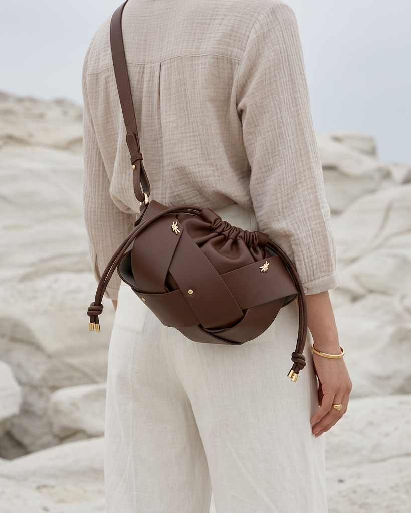 Aurea Knot Bag in Vegan Leather
