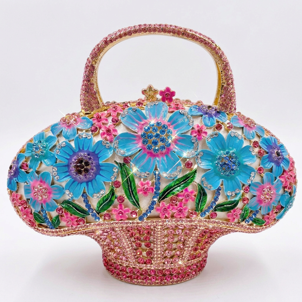Bluebell Basket Crystal Bag