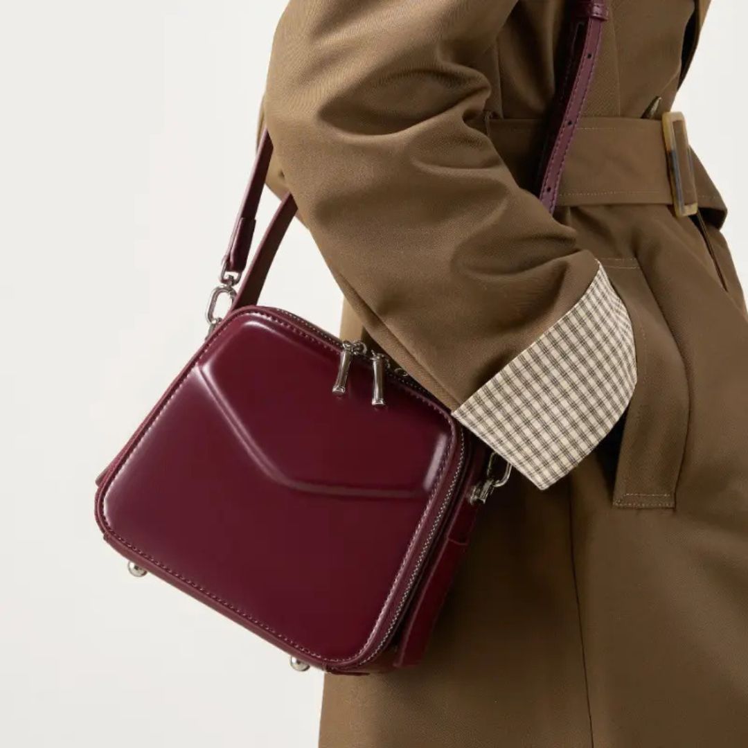Silara Leather Bag – Inspired by Sanchi Stupa