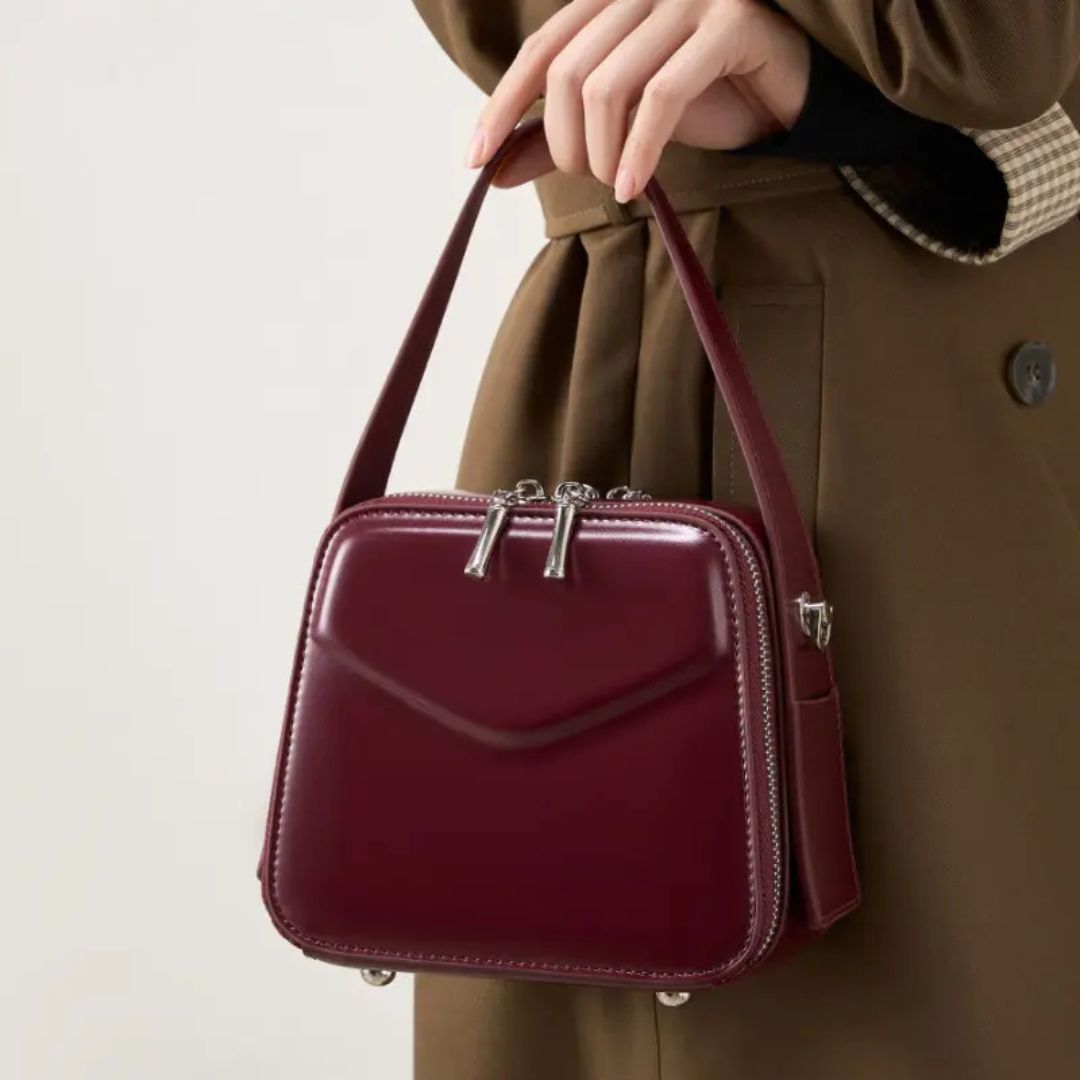 Silara Leather Bag – Inspired by Sanchi Stupa