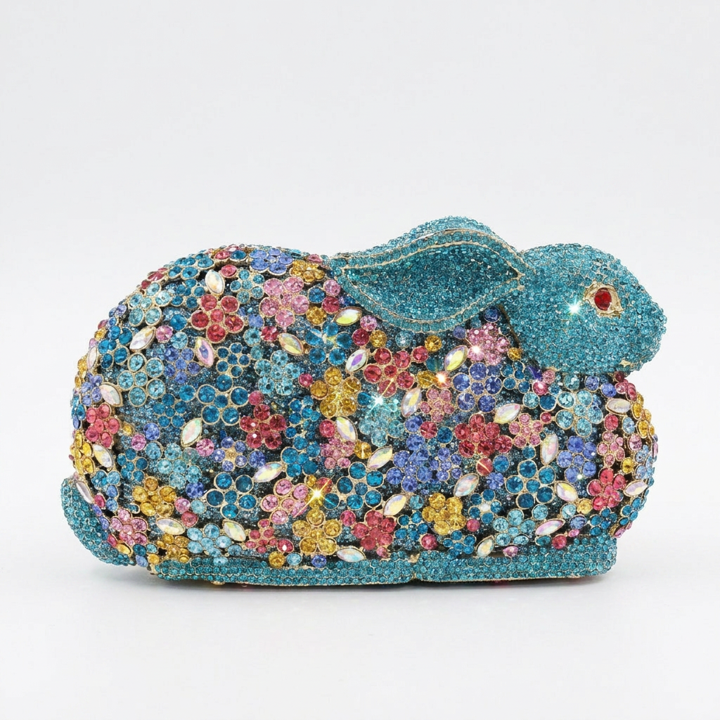Bunny Crystal Clutch