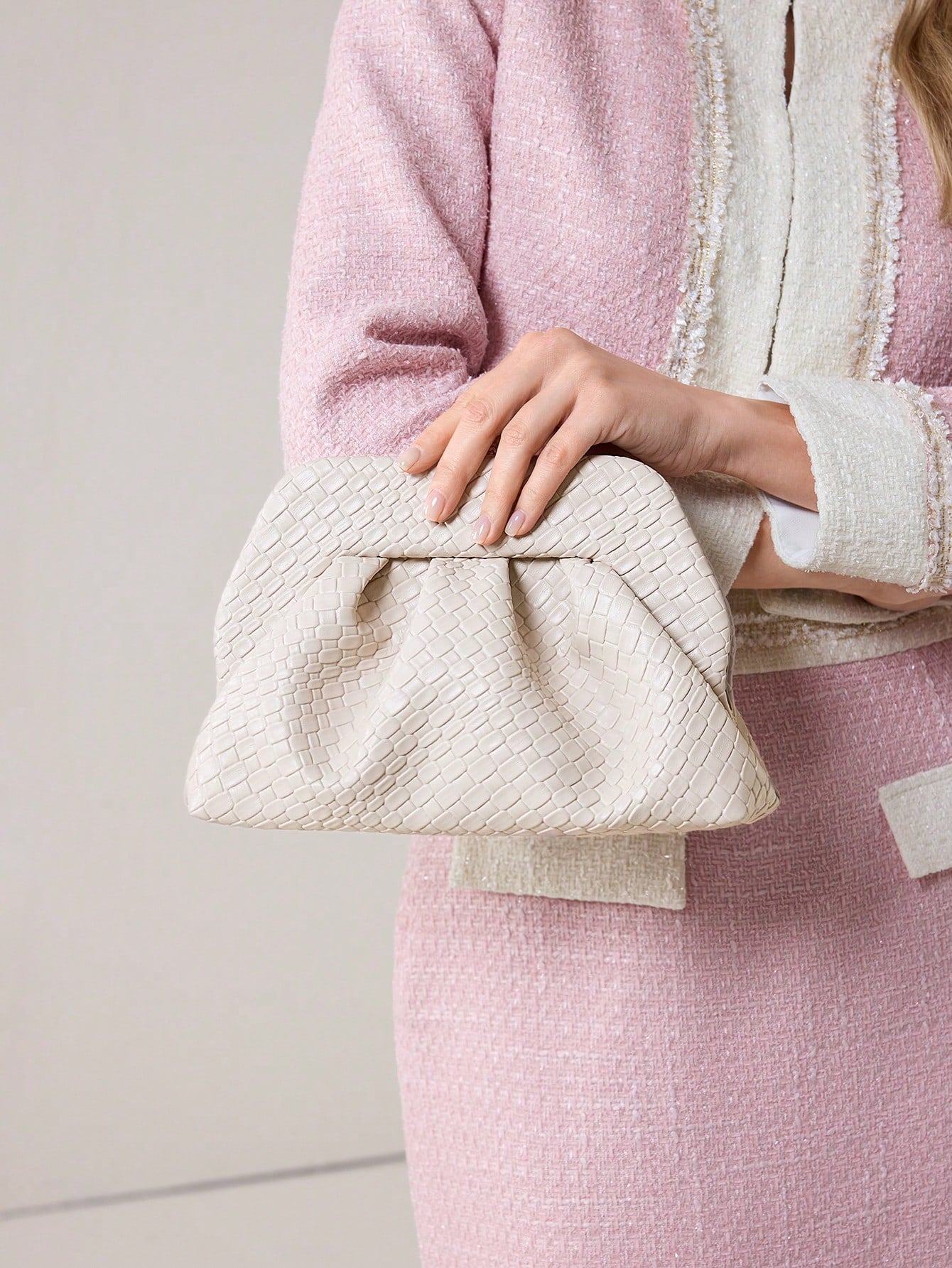Solara clutch in Vegan Leather