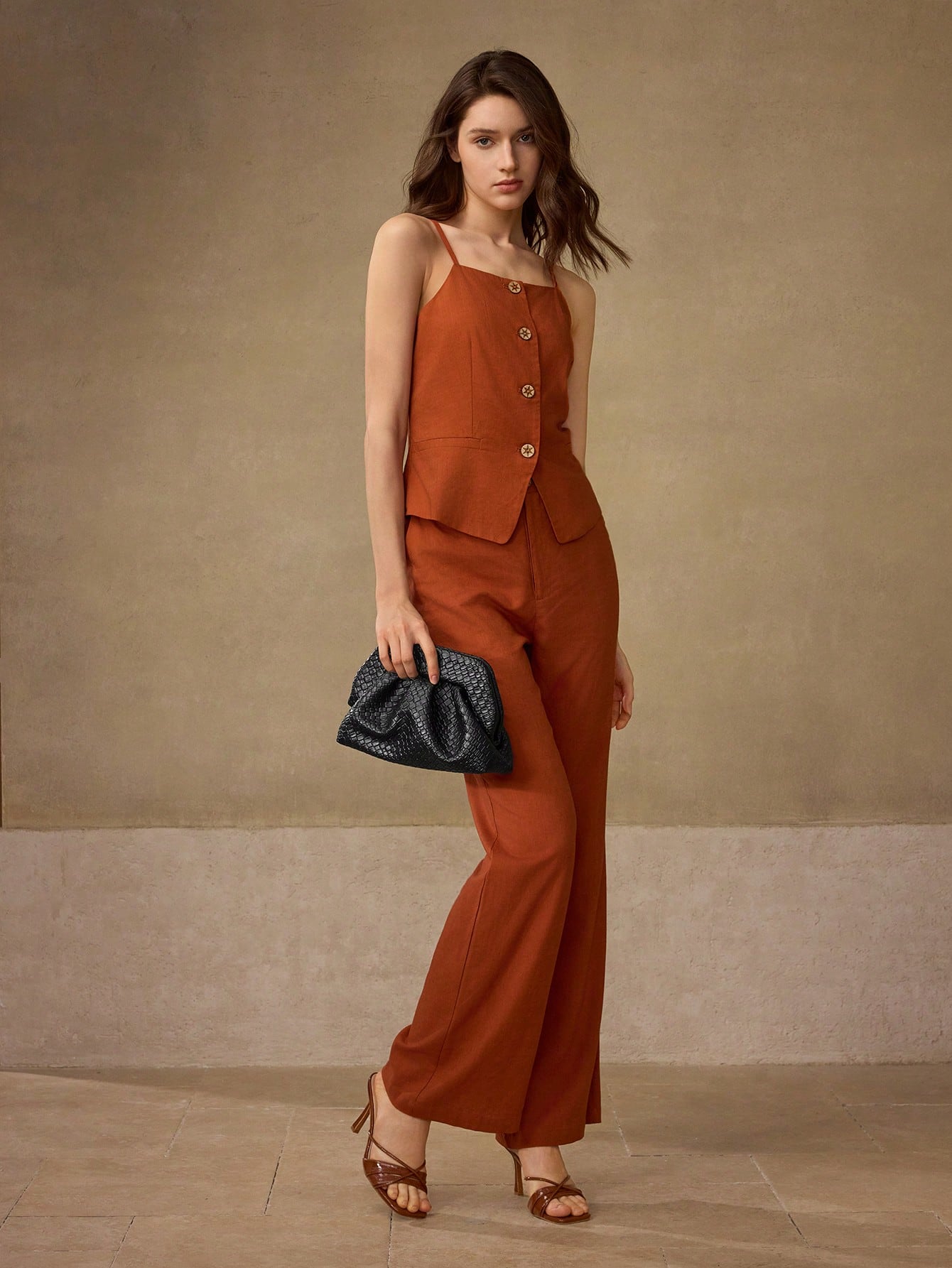 Solara clutch in Vegan Leather