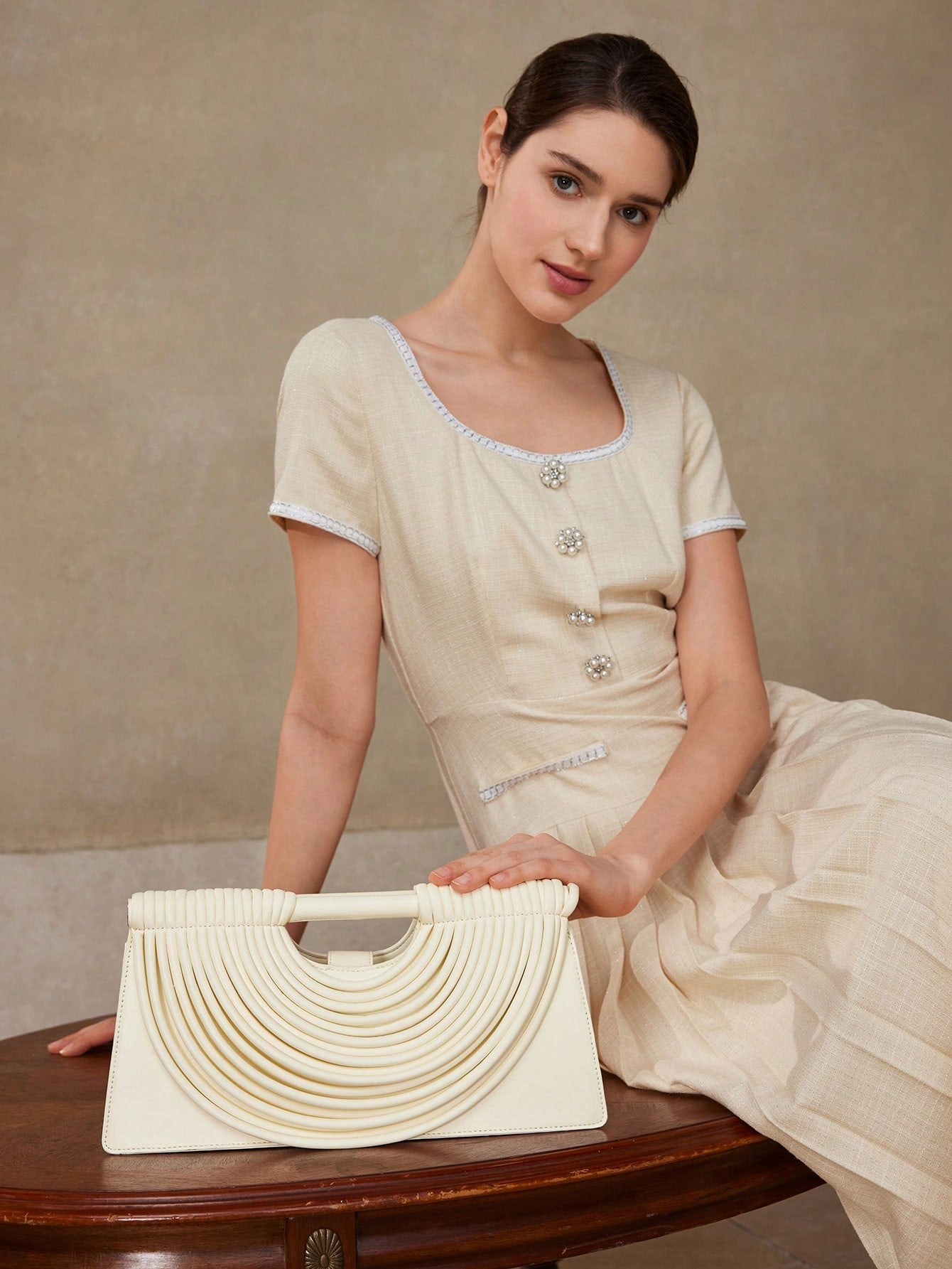 Seraphine Arc Tote in Vegan Leather