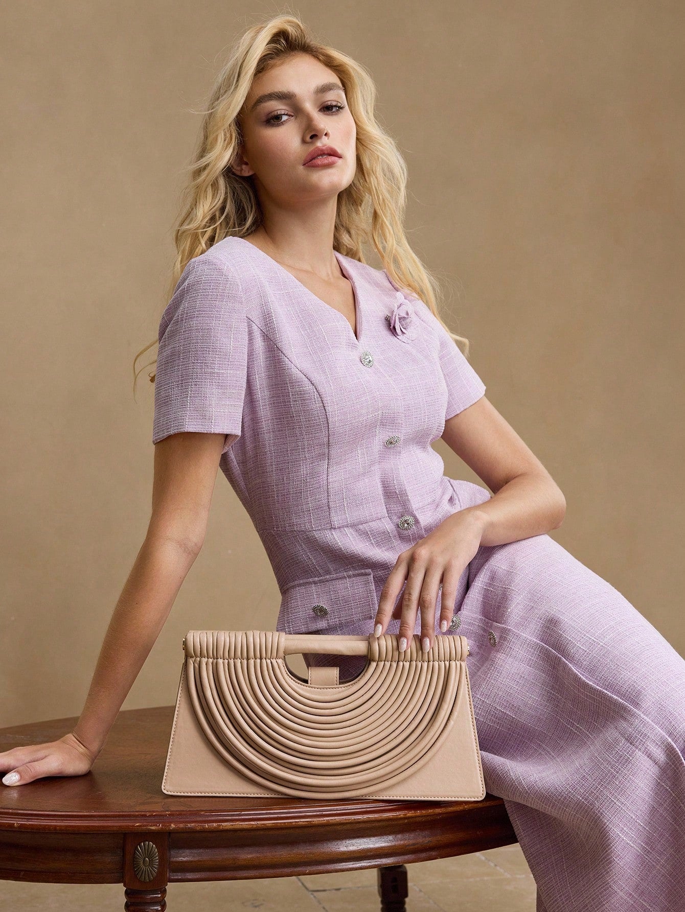 Seraphine Arc Tote in Vegan Leather