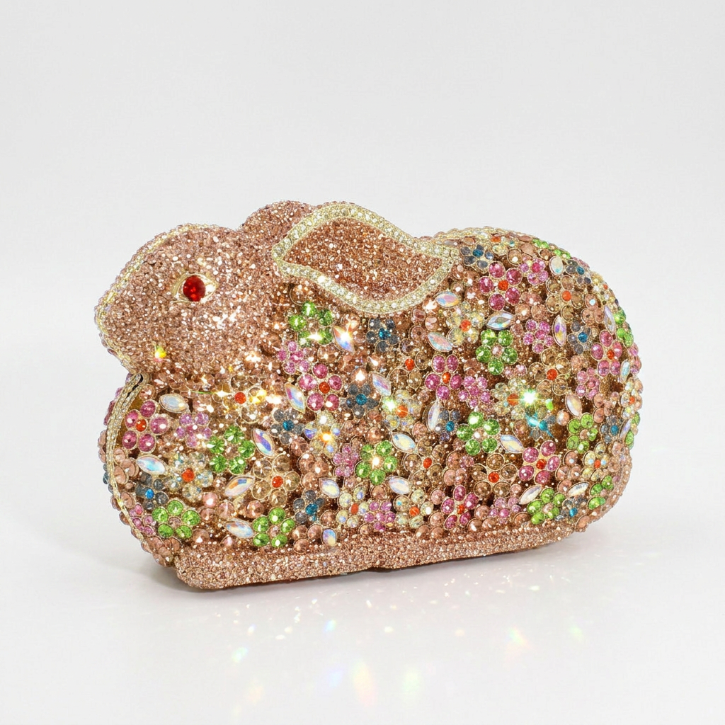 Bunny Crystal Clutch