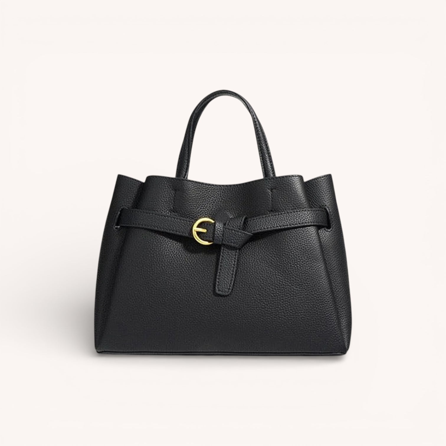 Valen Structured Tote in Pure Leather