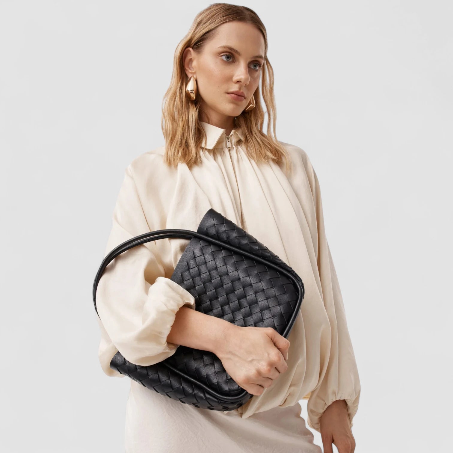 Le Petite Shopper Bag in Pure Leather