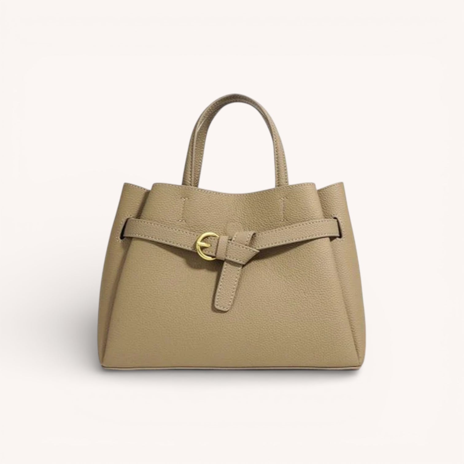 Valen Structured Tote in Pure Leather