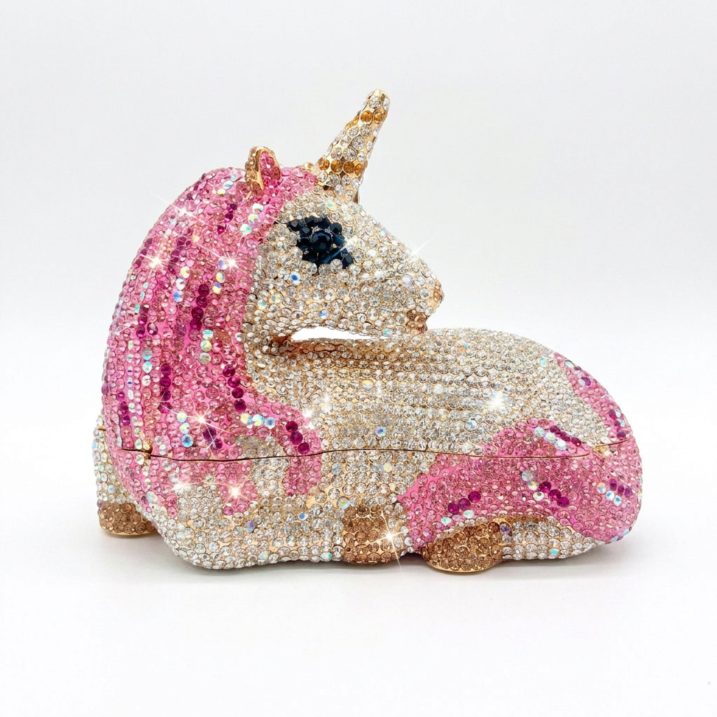 Starlight Unicorn Crystal Clutch