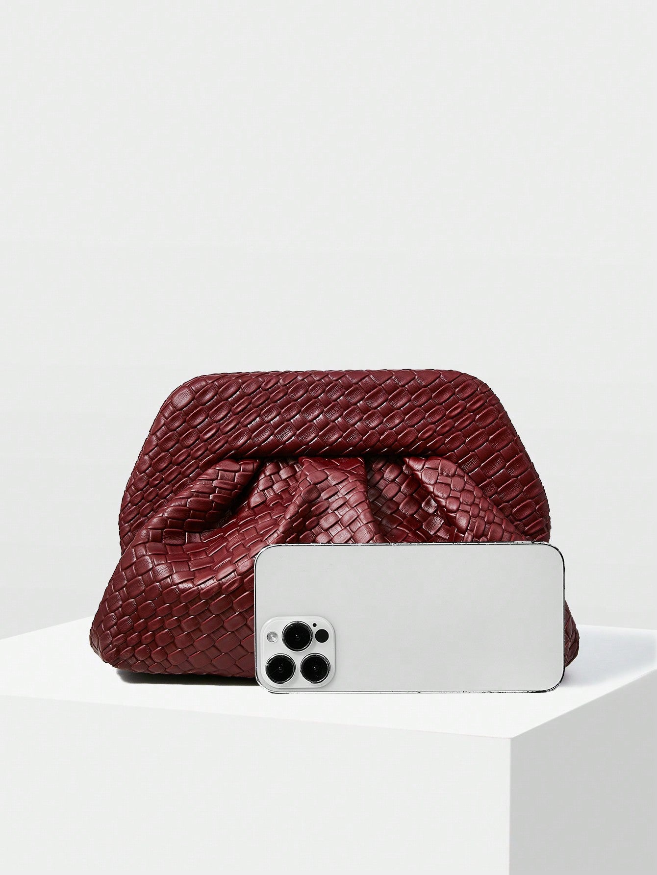 Solara clutch in Vegan Leather