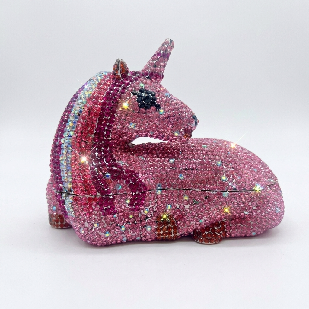 Starlight Unicorn Crystal Clutch