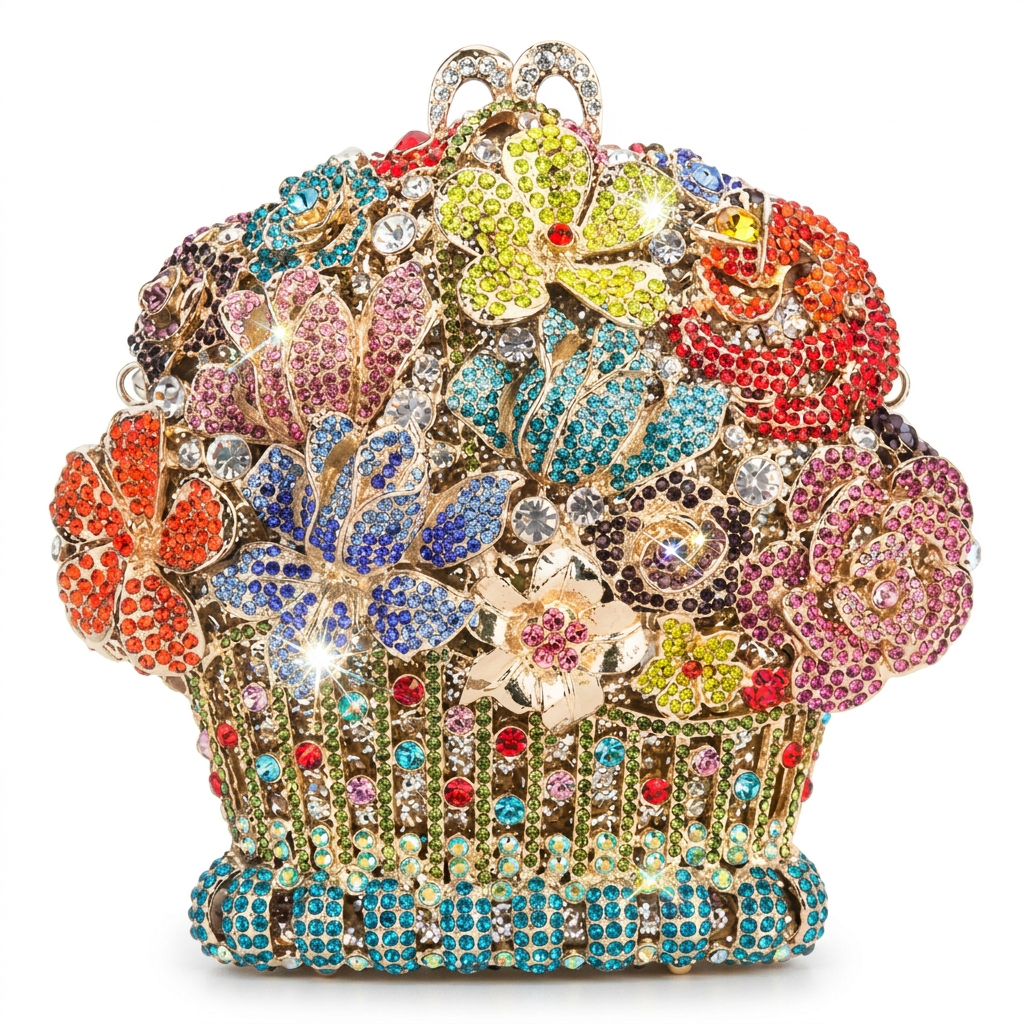 Garden Crystal Clutch