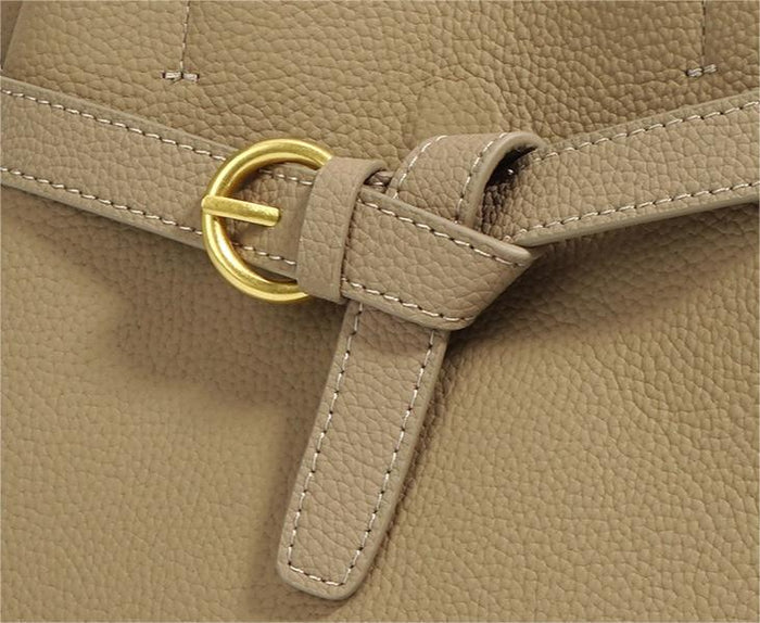 Valen Structured Tote in Pure Leather