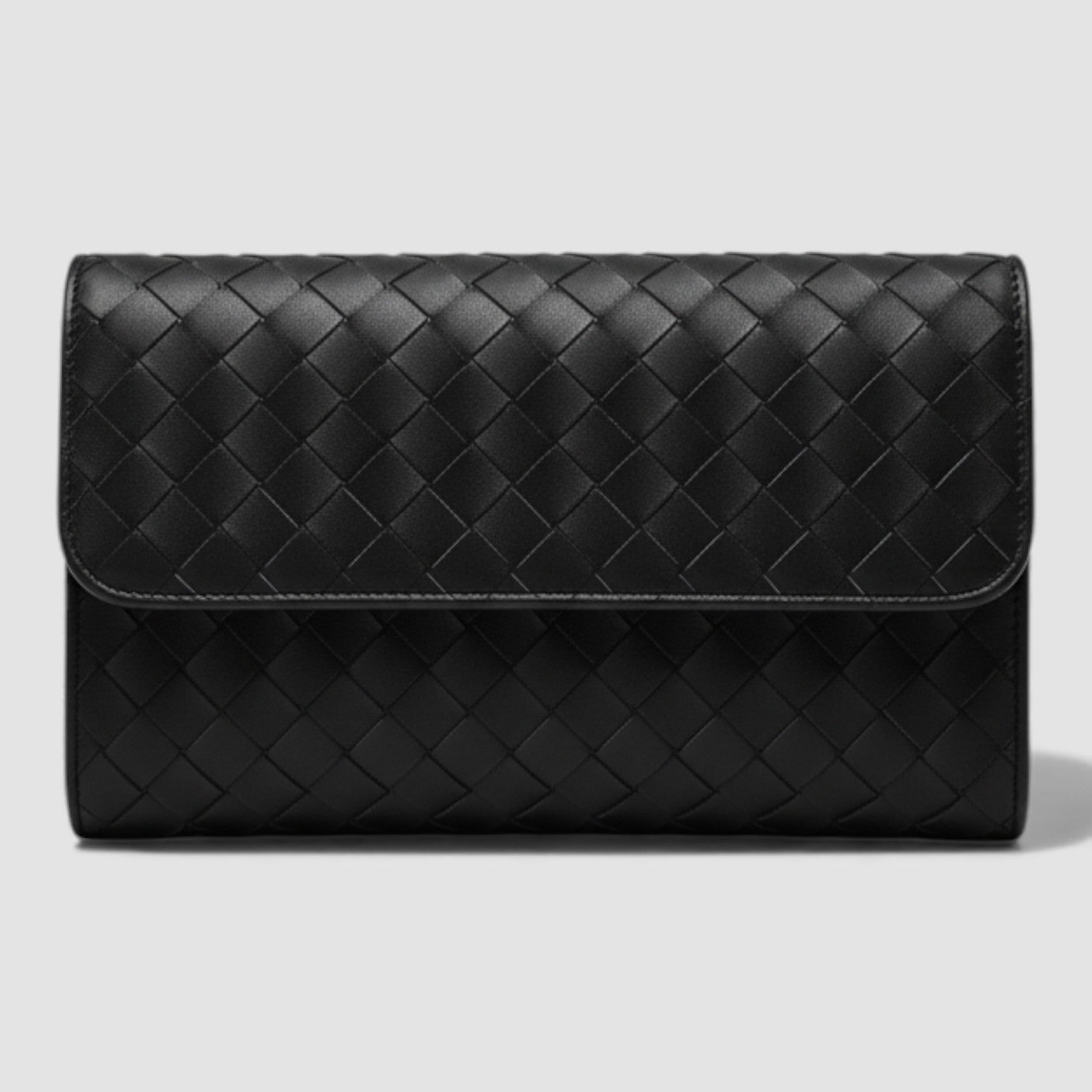Arden Noir Weave Leather Handbag