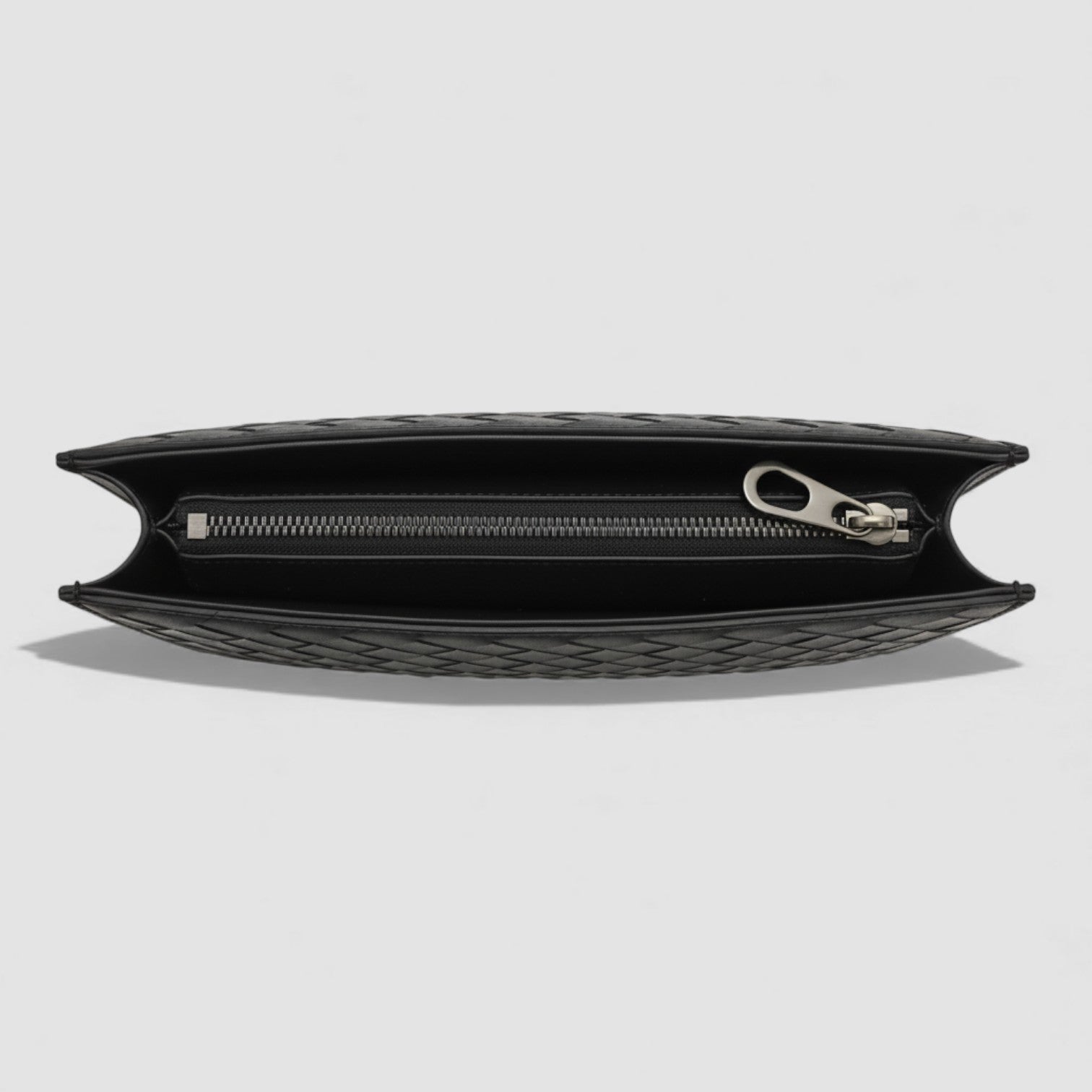 Arden Noir Weave Leather Handbag