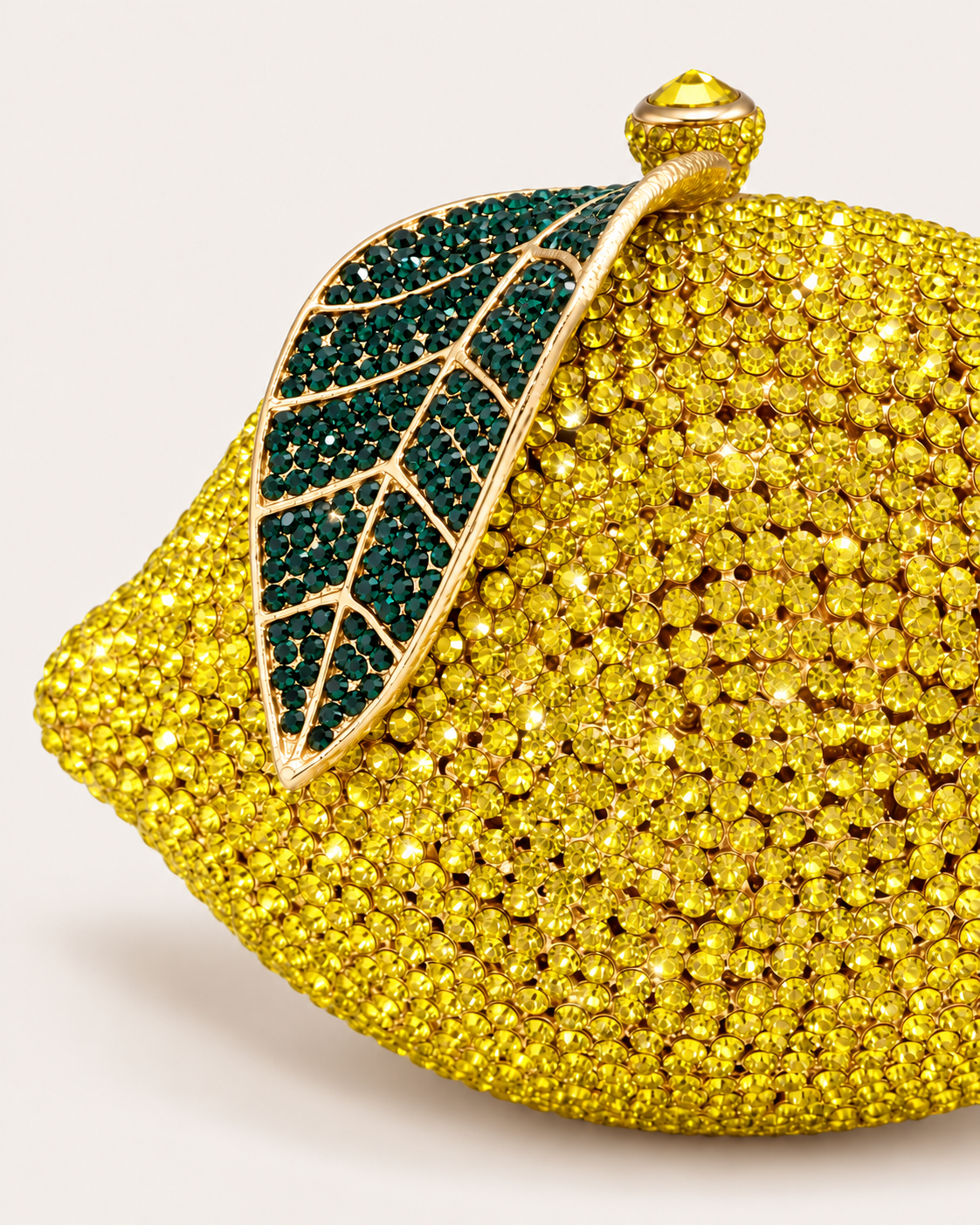 Le Citron — Jeweled Lemon Clutch