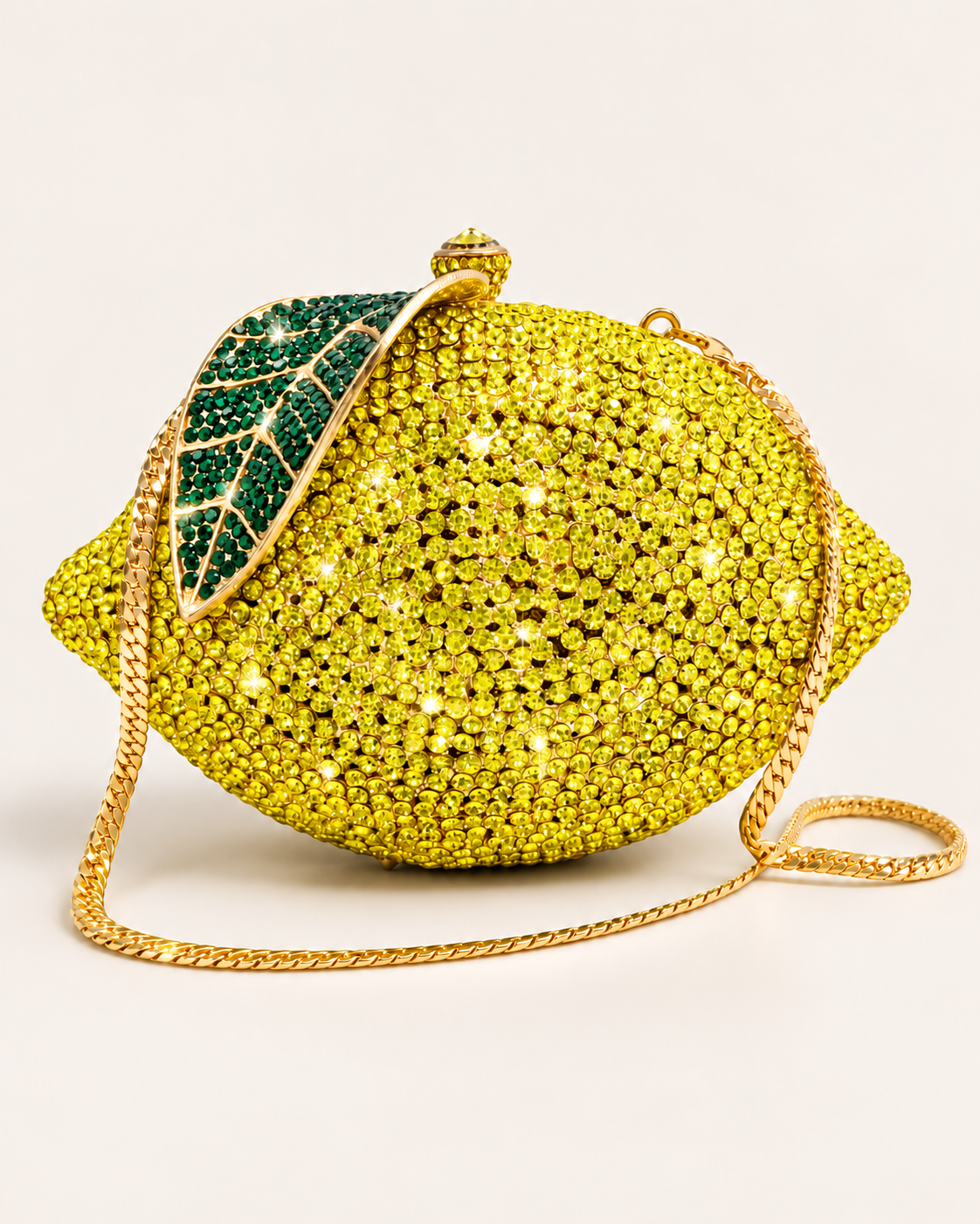 Le Citron — Jeweled Lemon Clutch