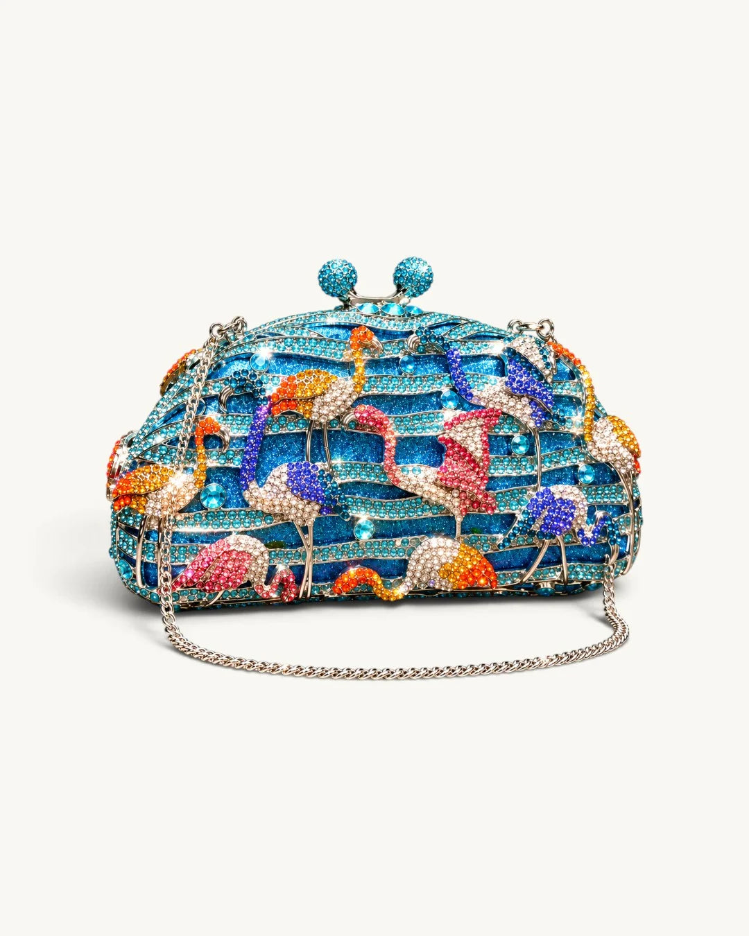 Lagon de Minuit — Jeweled Flamingo Minaudière
