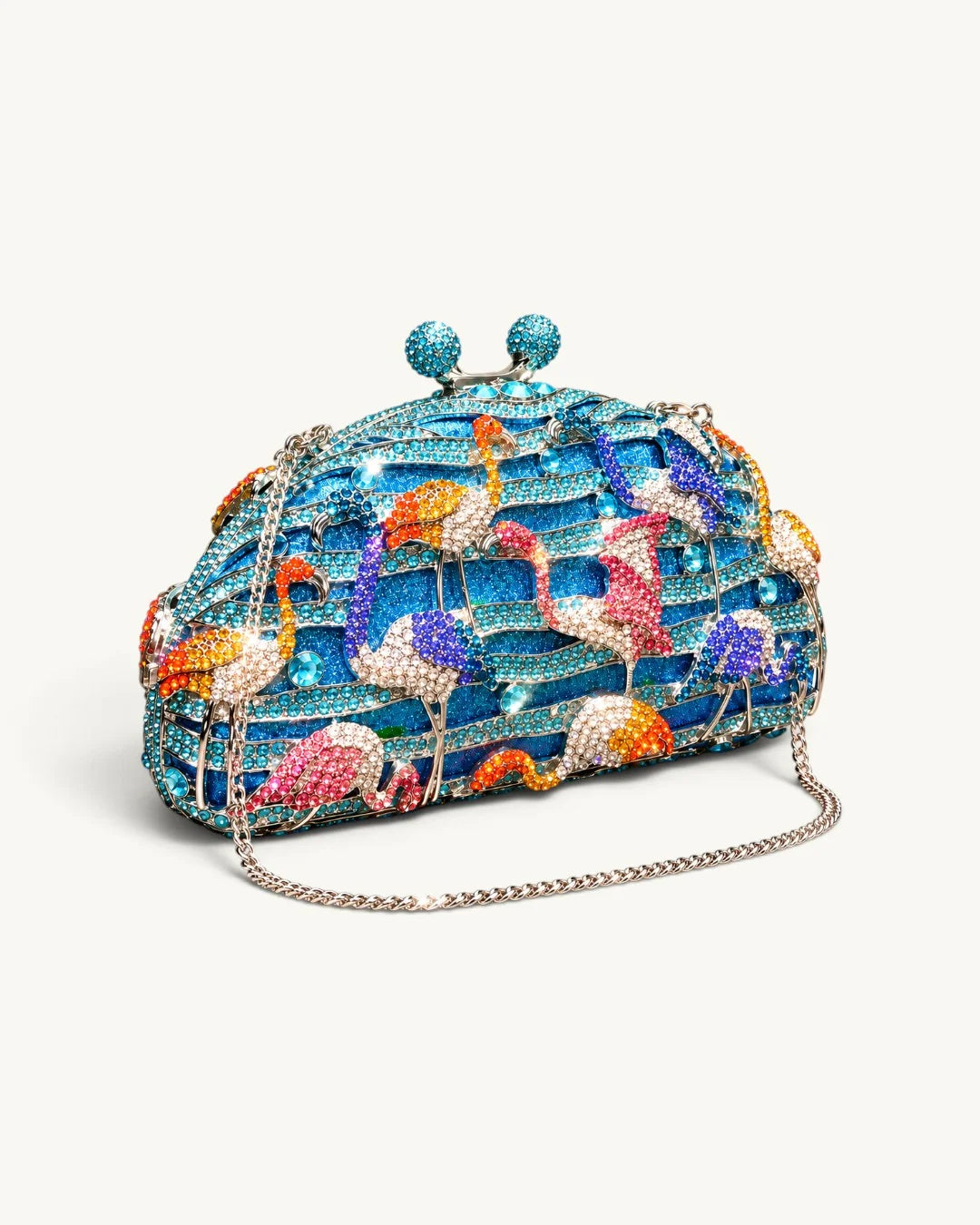 Lagon de Minuit — Jeweled Flamingo Minaudière
