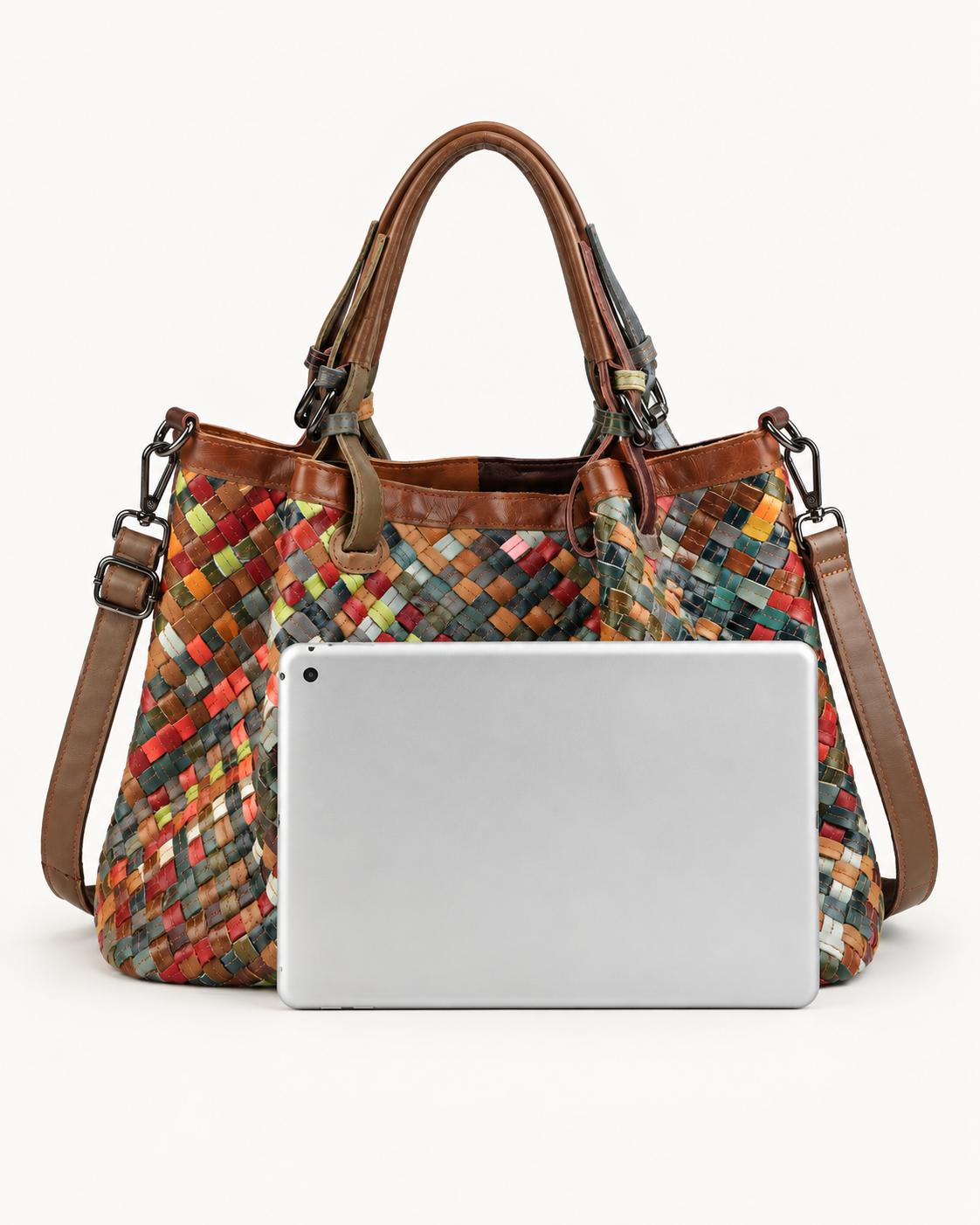 Mosaic Weave Tote