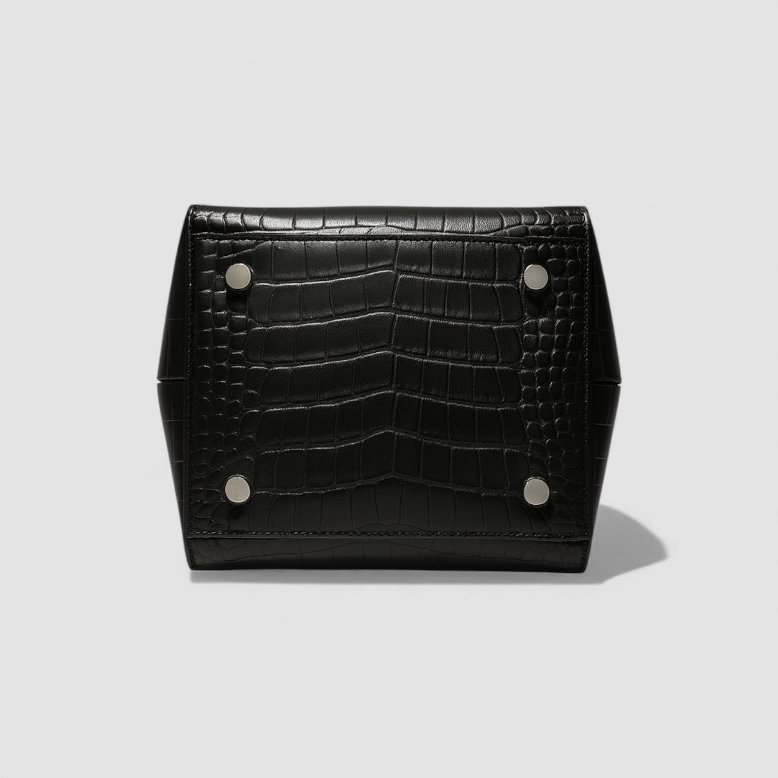 Luna Noir Leather Handbag