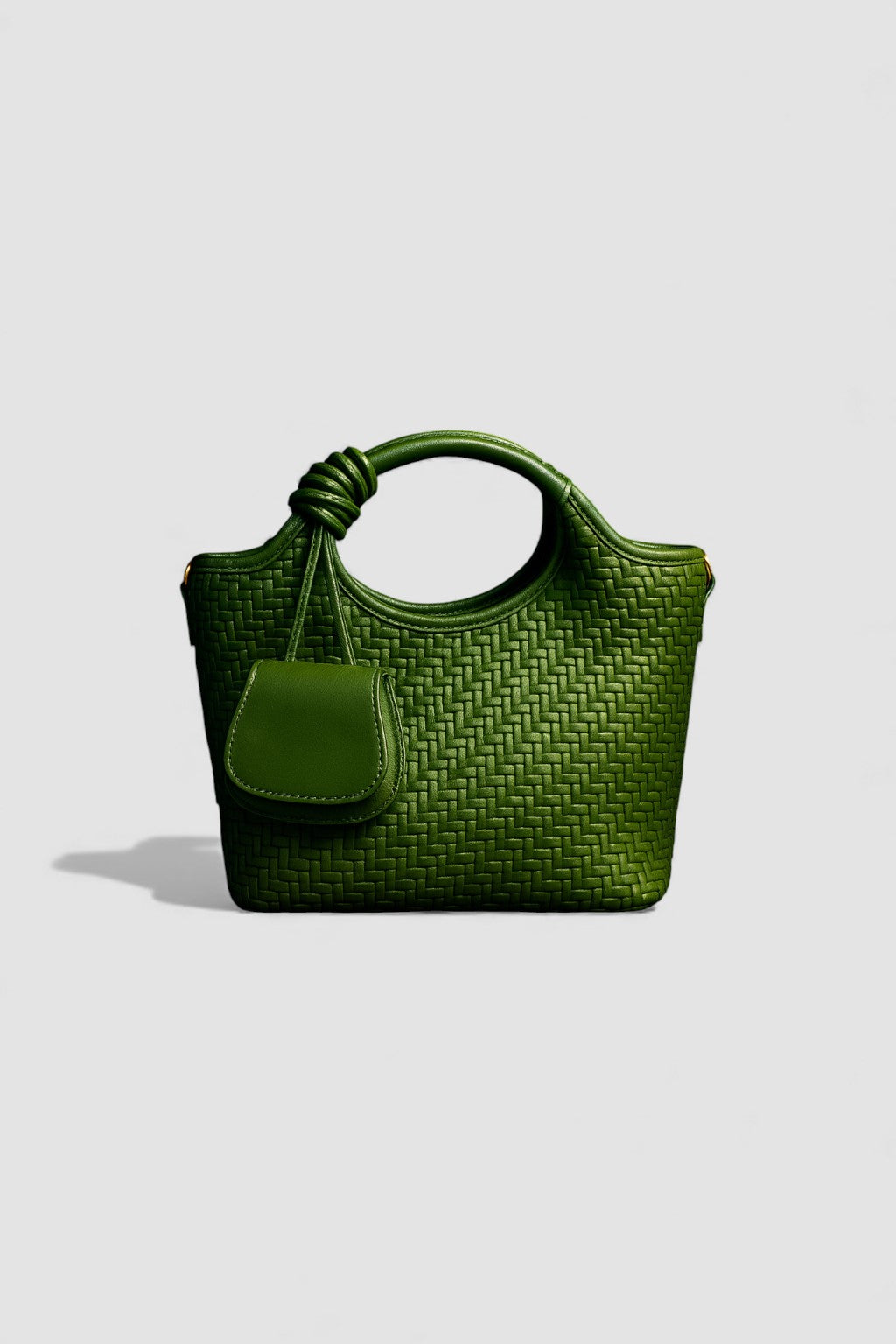Verdant Weave Handbag
