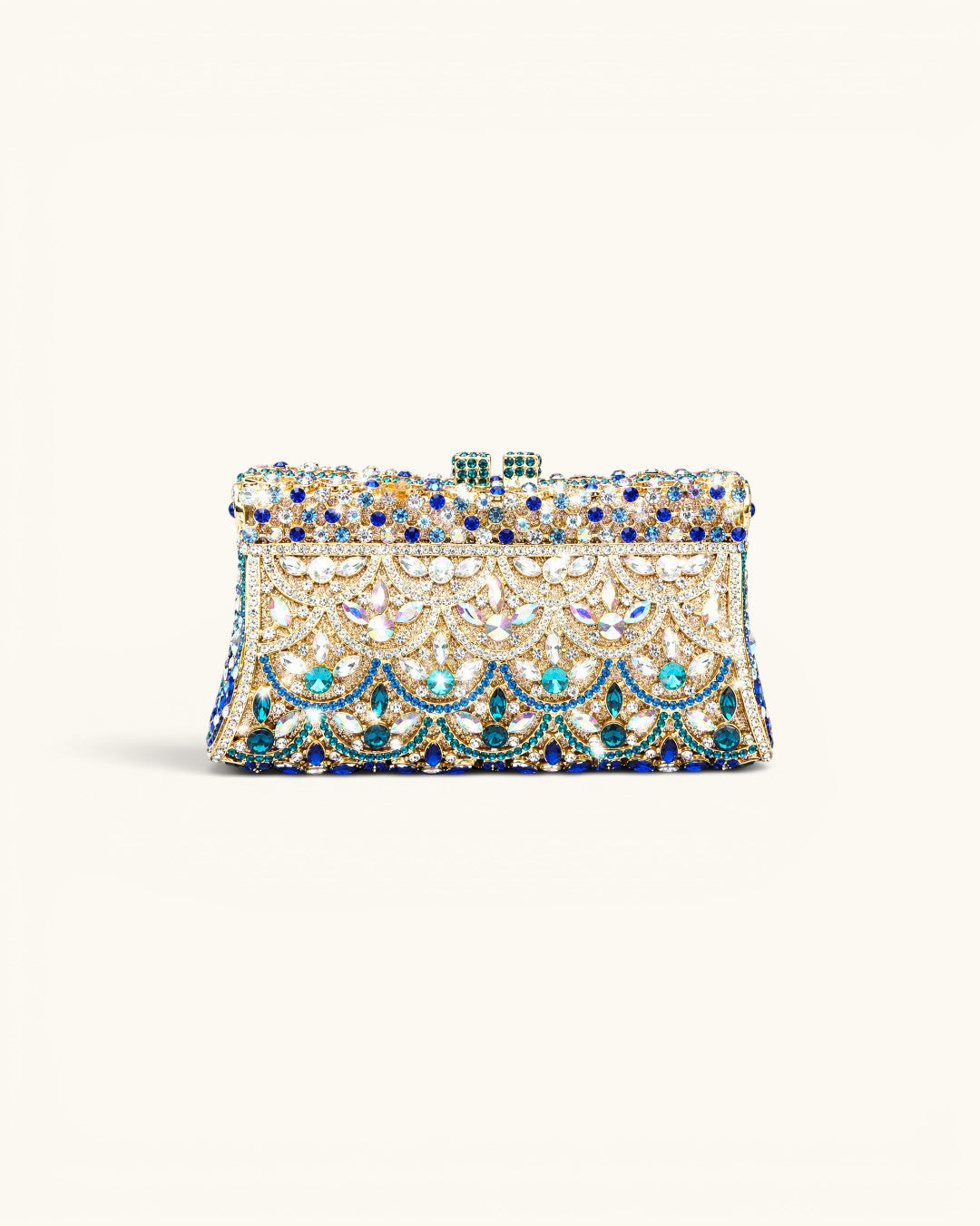 Aubrielle Diamond-Encrusted Clutch Bag