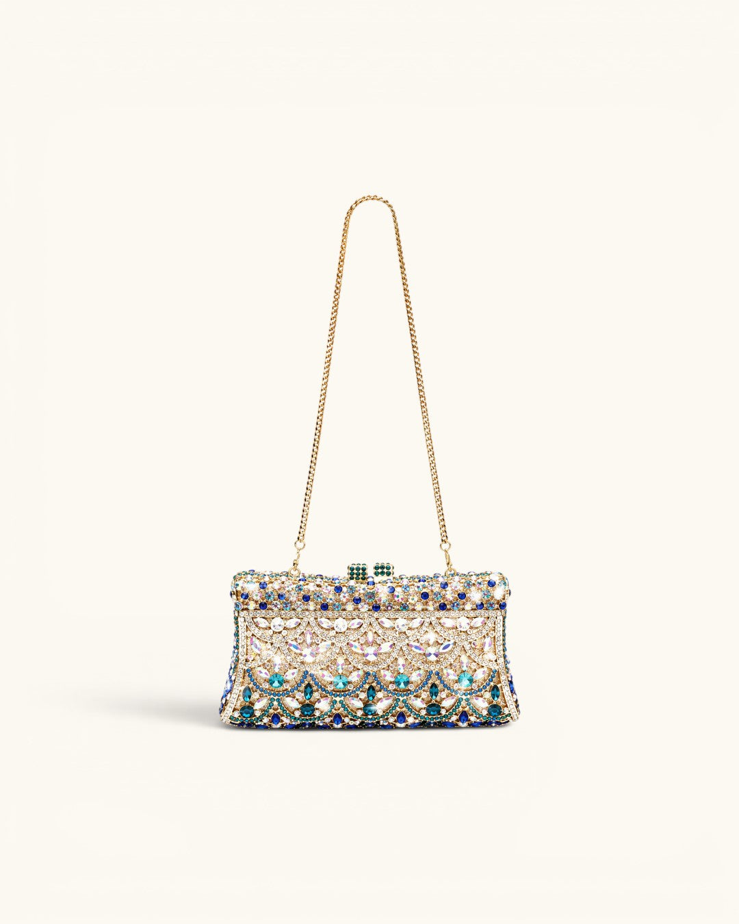 Aubrielle Diamond-Encrusted Clutch Bag