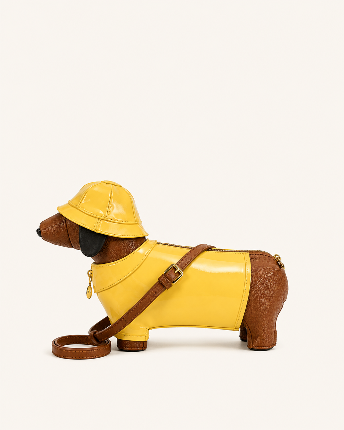 Dachshund Safari Bag in Vegan Leather