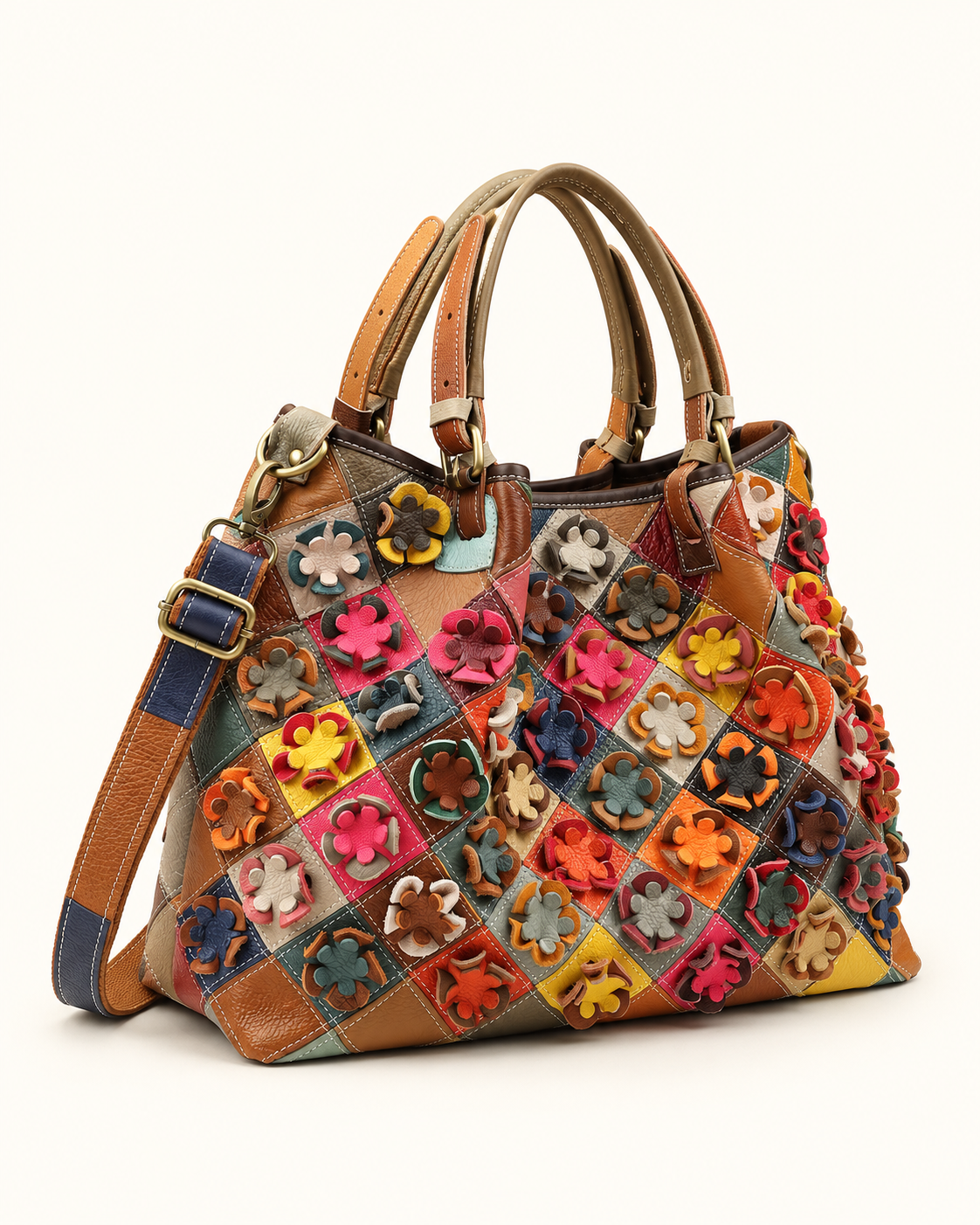 Bloom Tote in Pure Leather