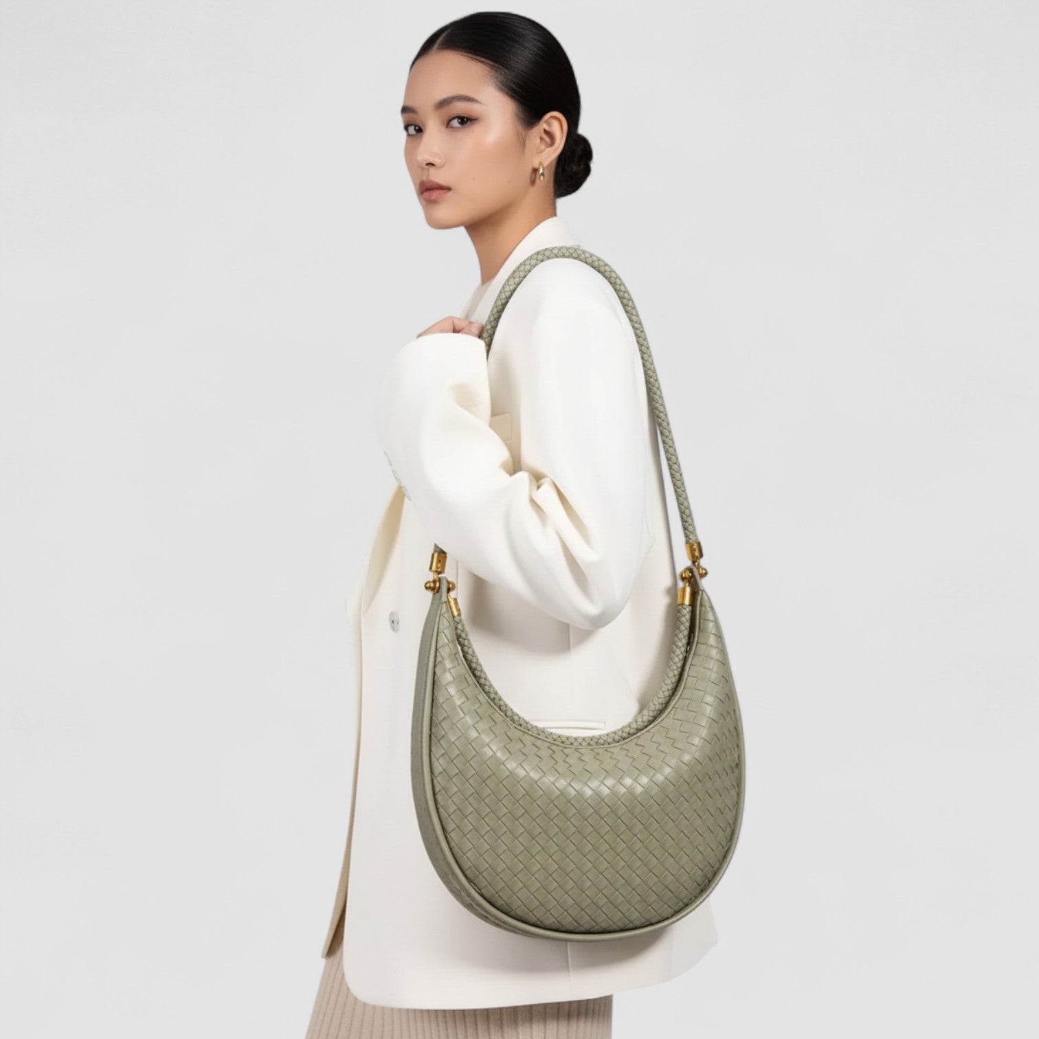 The Aurea Crescent in Vegan Leather