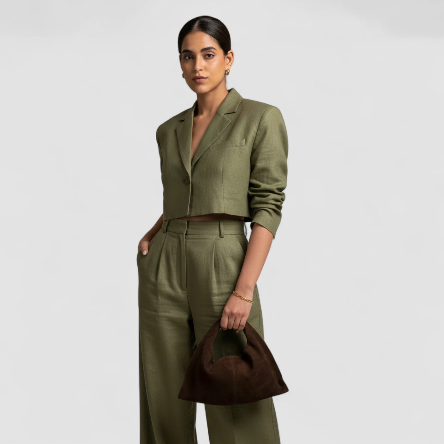 Noiré Suede Arc Tote