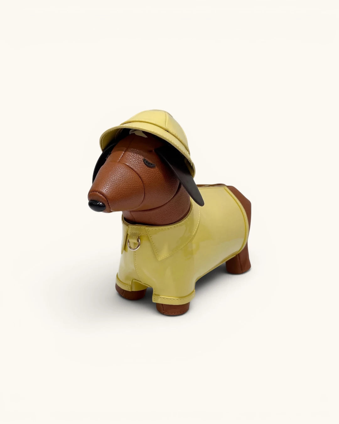 Dachshund Safari Bag in Vegan Leather