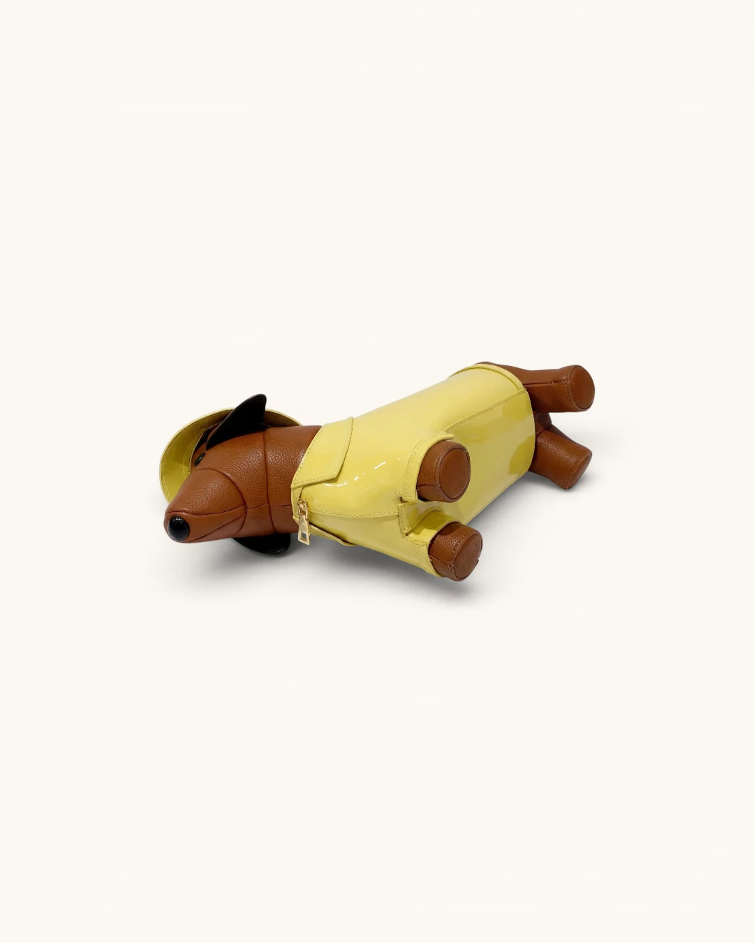 Dachshund Safari Bag in Vegan Leather