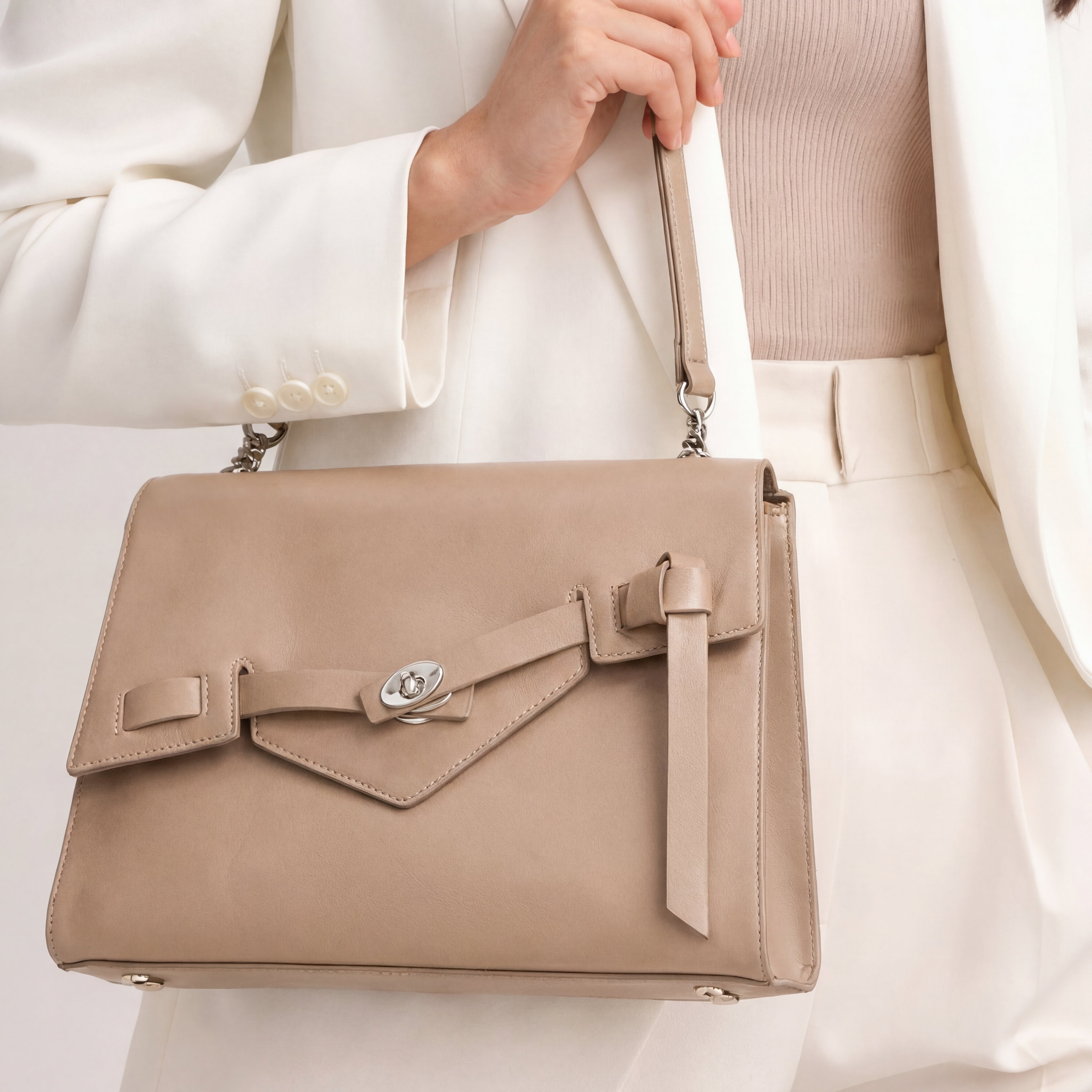 The Sairah Satchel Pure Leather
