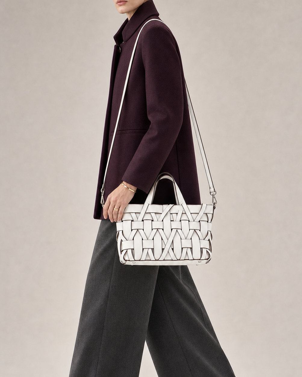 Atelier Interlace Tote in Vegan Leather