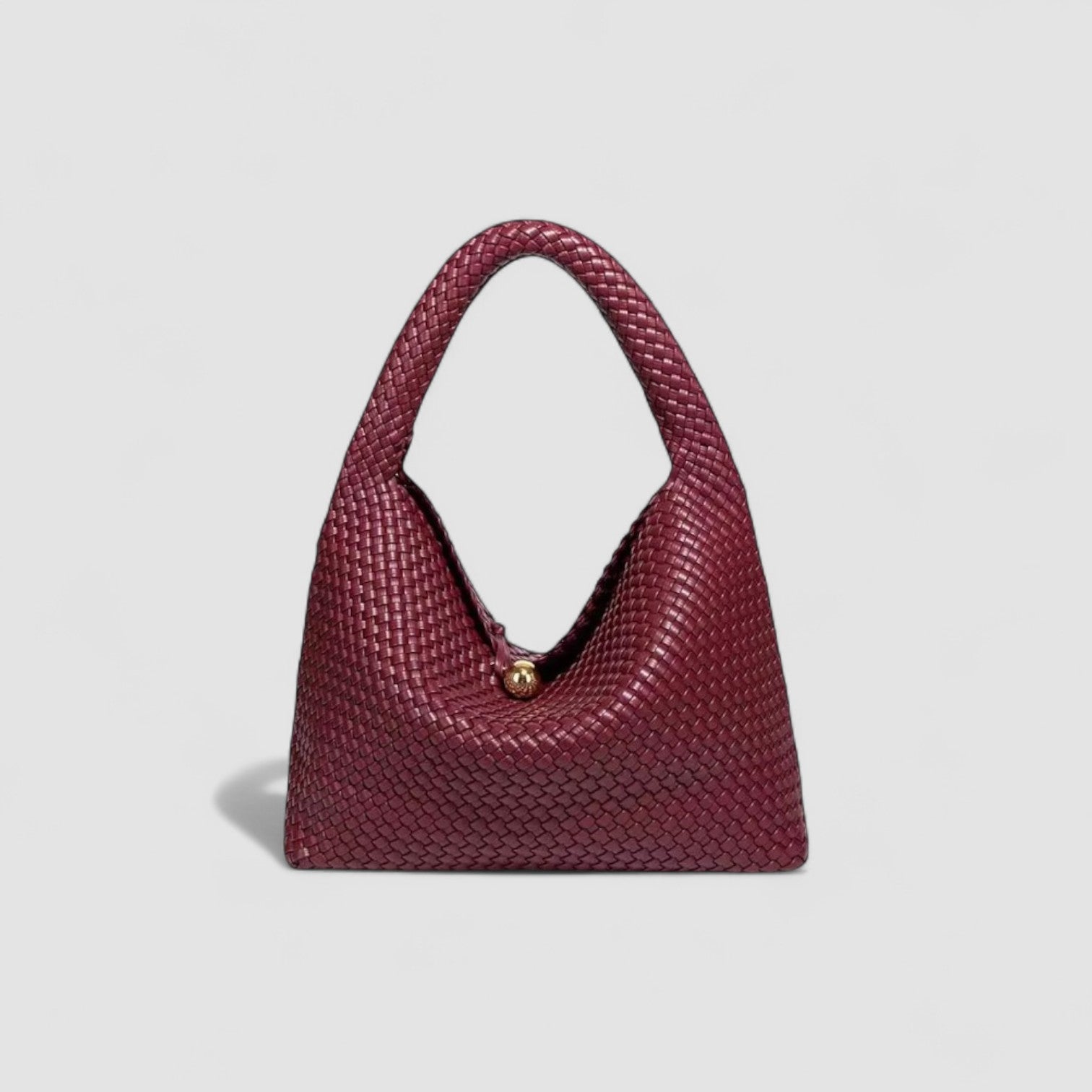 Layla Woven Tote Bag Vegan Leather Bag