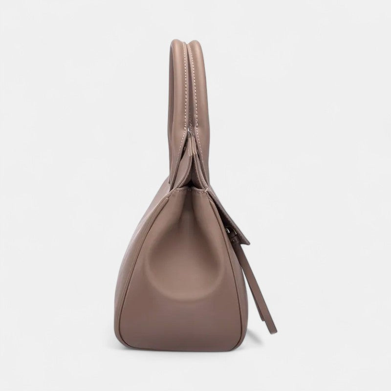 Sanchi Leather Tote – Inspired by the Great Stupa, Sanchi