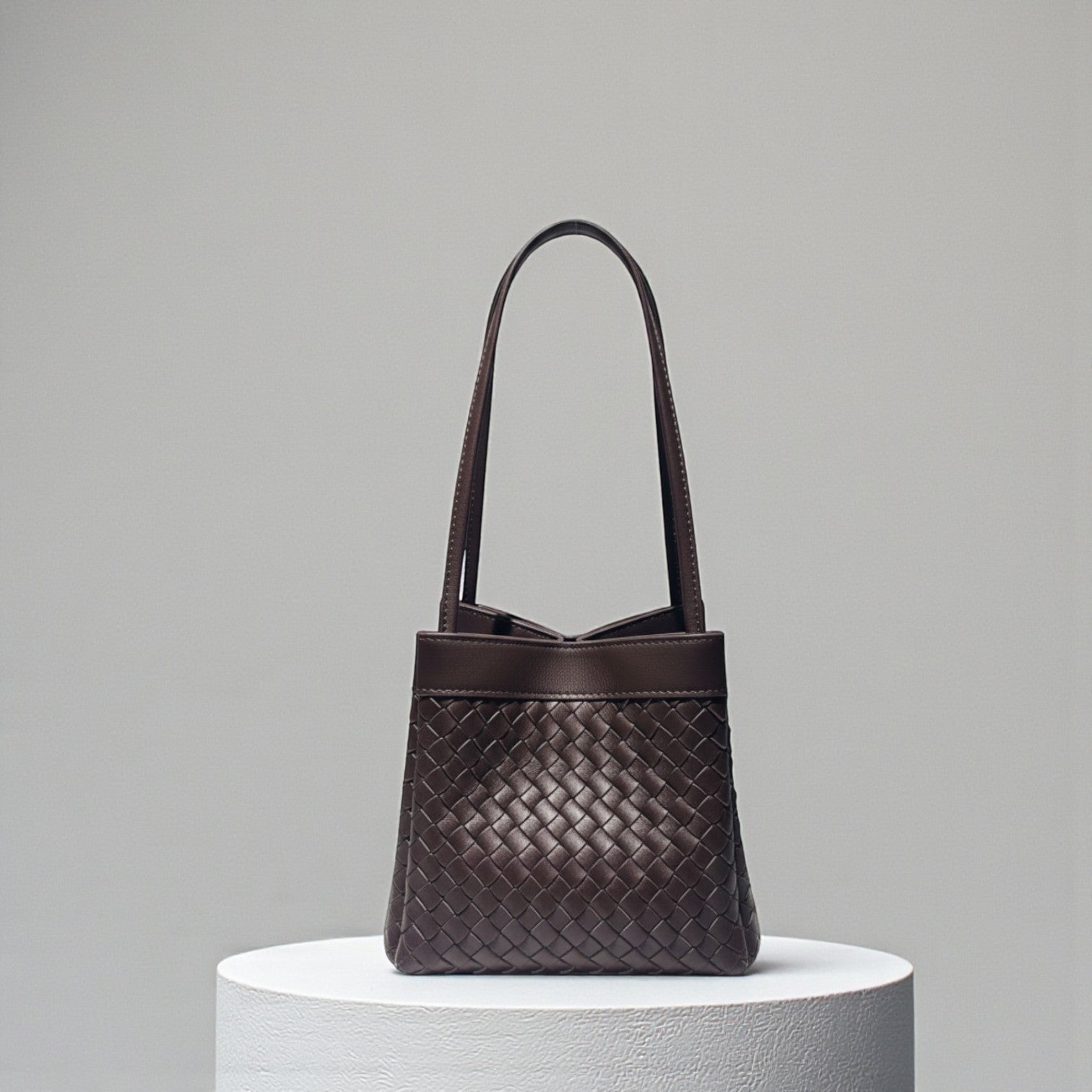 Luna Espresso Leather Handbag